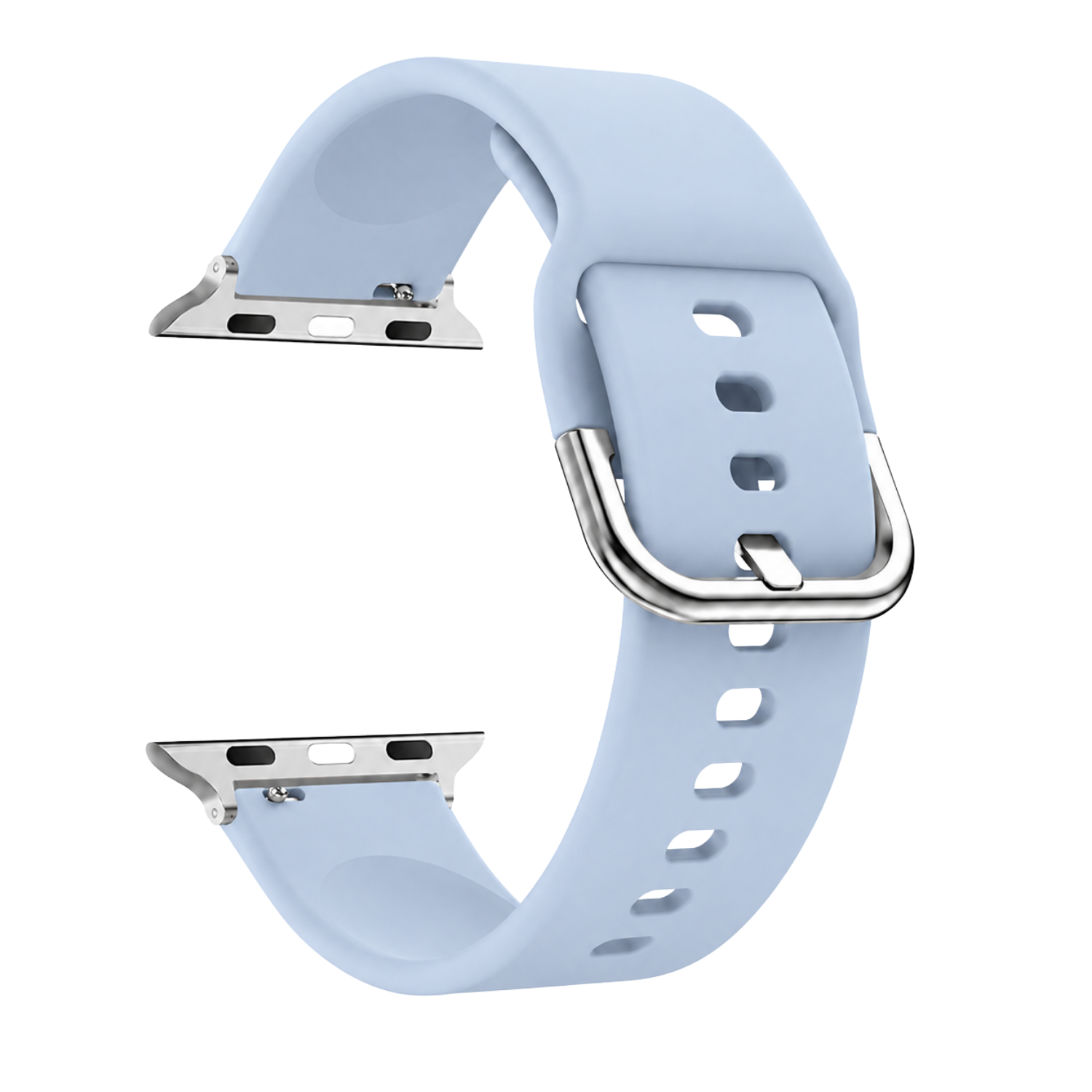 Correas Apple Watch Serie 12 - 46MM - Silicona Con Hebilla-0