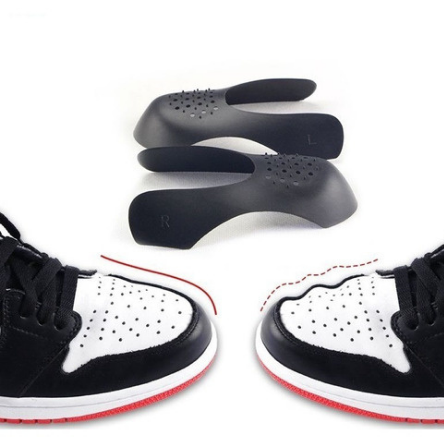 Pack Shield Protector Anti-arruga + Hormador Para Zapatillas-1
