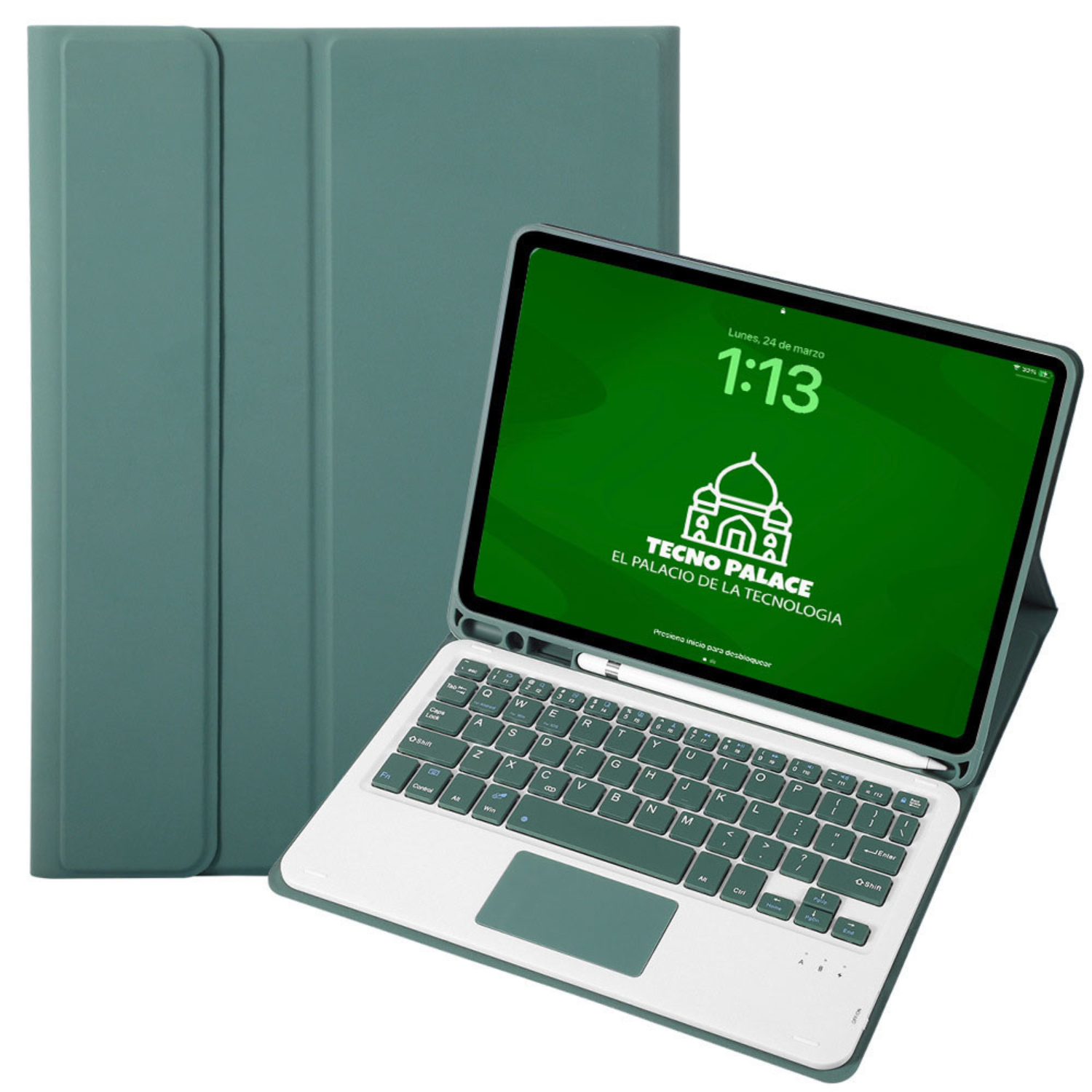 Funda Teclado Con TouchPad Para IPad Air 13 M2-M3 / 12.9 -1