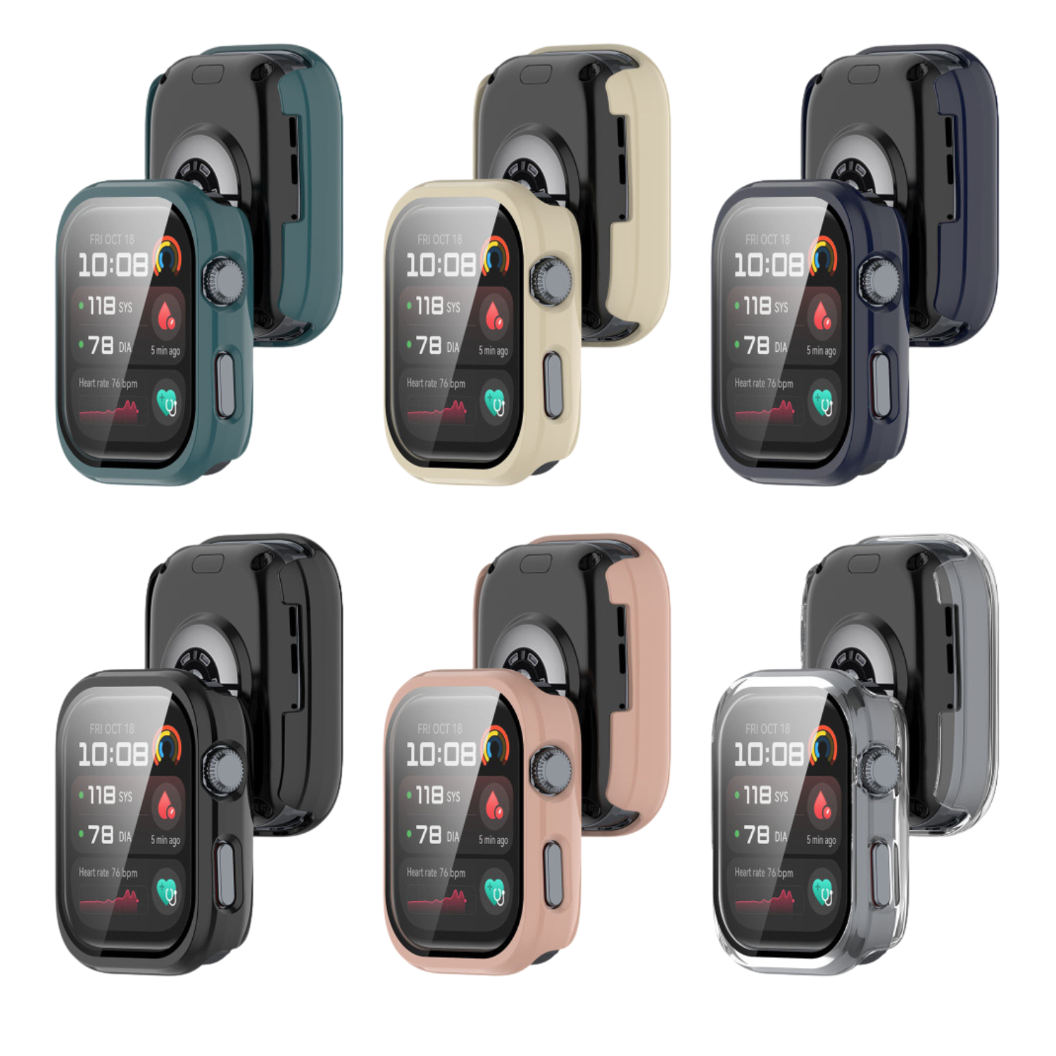 Protector Para Huawei Watch D2 Carcasa Vidrio 360-4