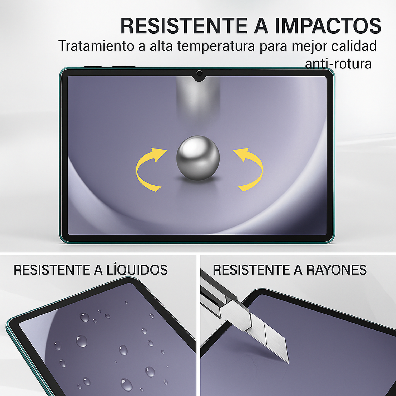 Lámina Vidrio Para Tablet Xiaomi Tab Redmi Pro 12.1"-2