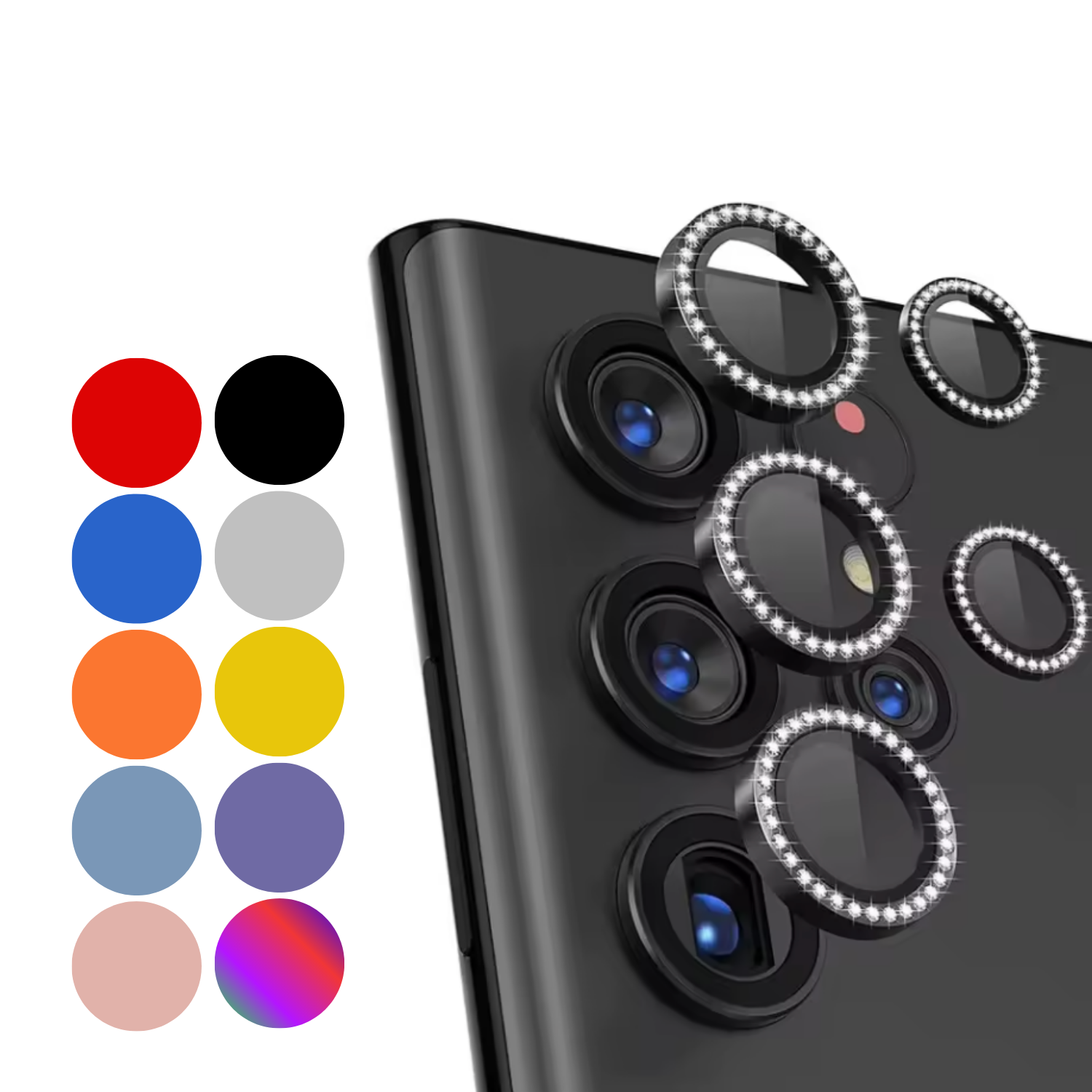Cubre Camara Diamantes Samsung S23/23Fe/23Plus/24-1