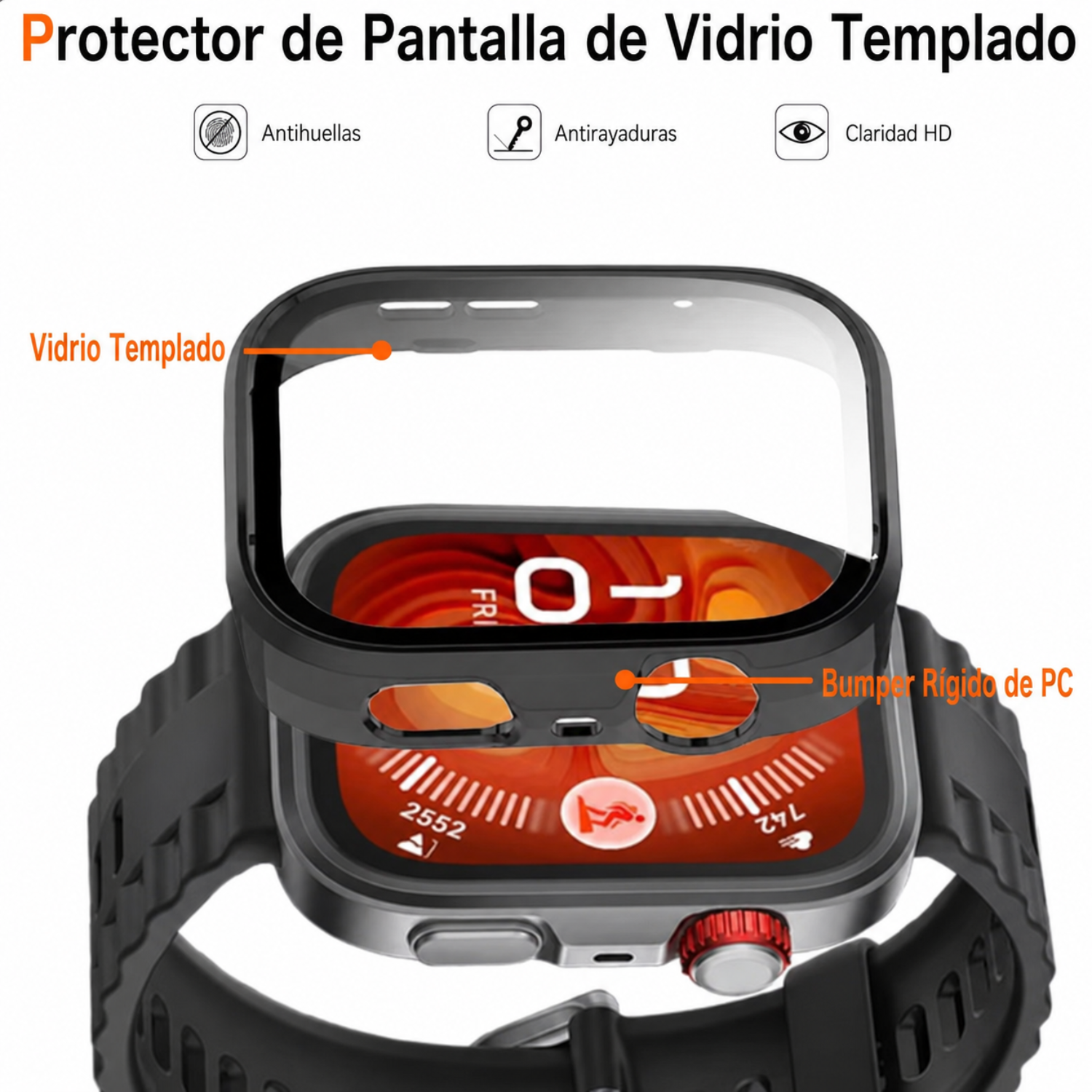 Protector Para Huawei Fit 4 Carcasa Vidrio 360-4