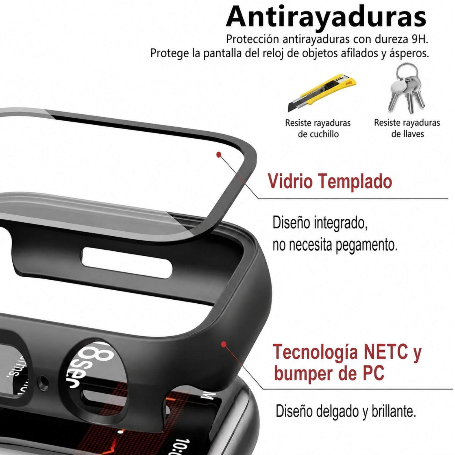 Protector Para Huawei Fit 4 Carcasa Vidrio 360-6