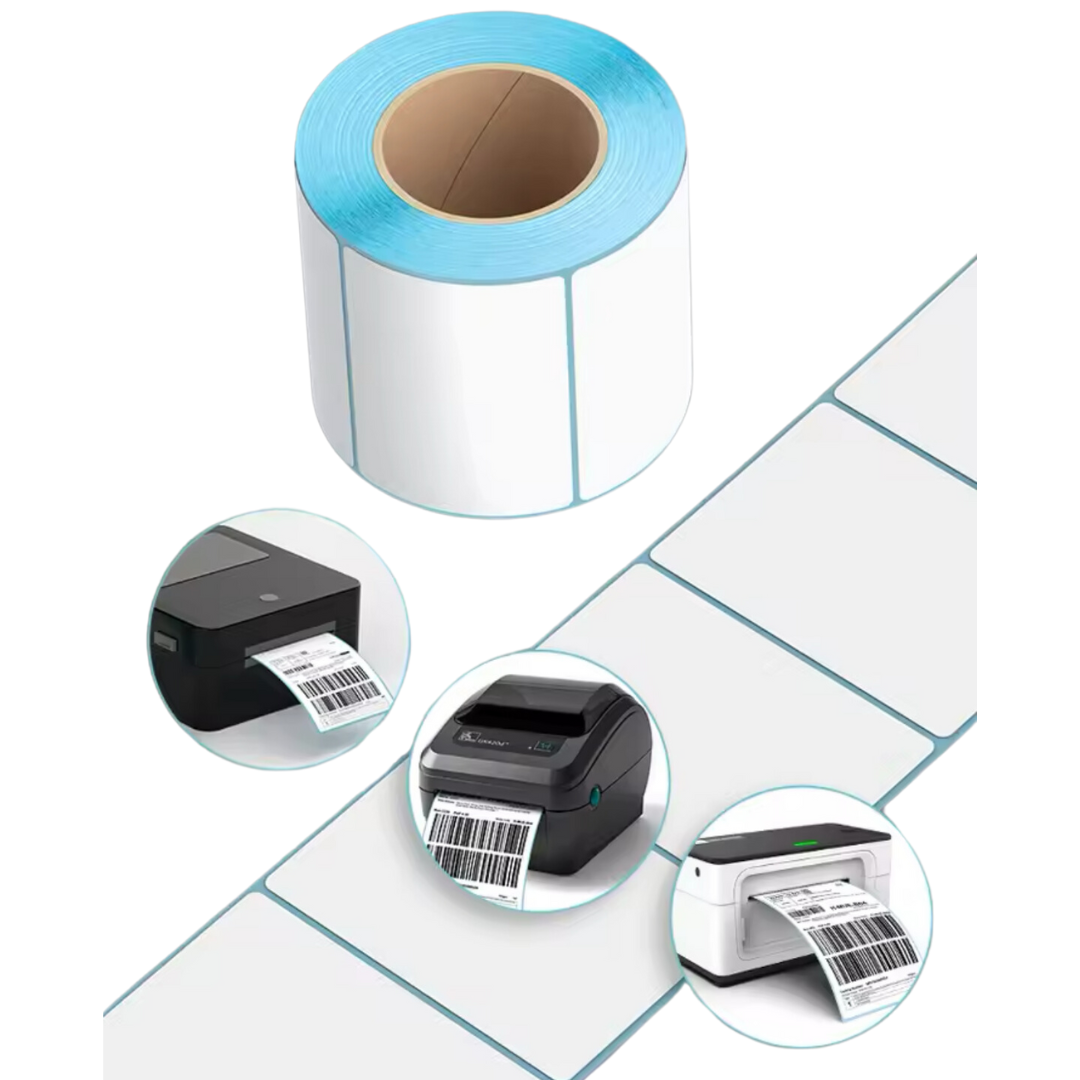 1 Rollo Etiquetas Térmicas Autoadhesivas 30x50. 500 Uni.-1