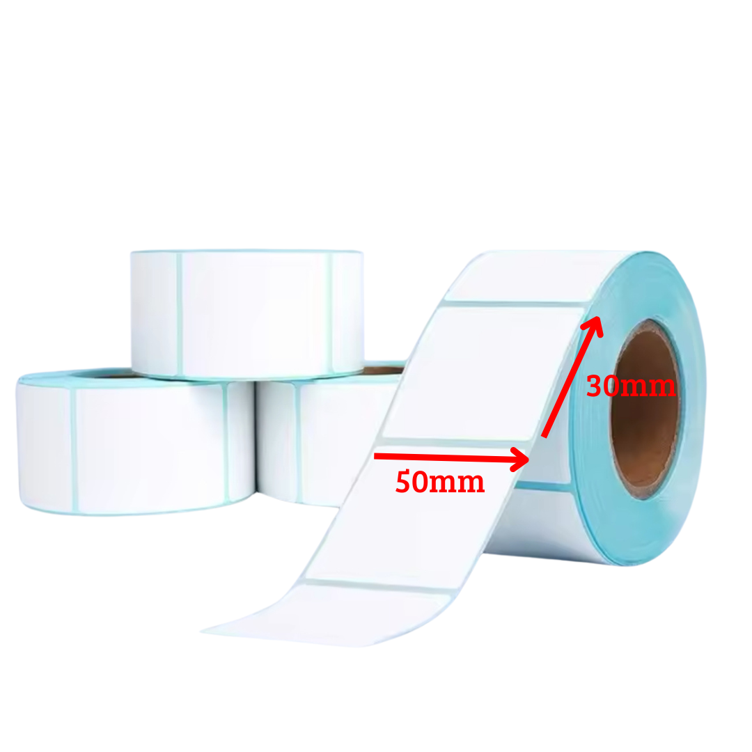 1 Rollo Etiquetas Térmicas Autoadhesivas 30x50. 500 Uni.-2