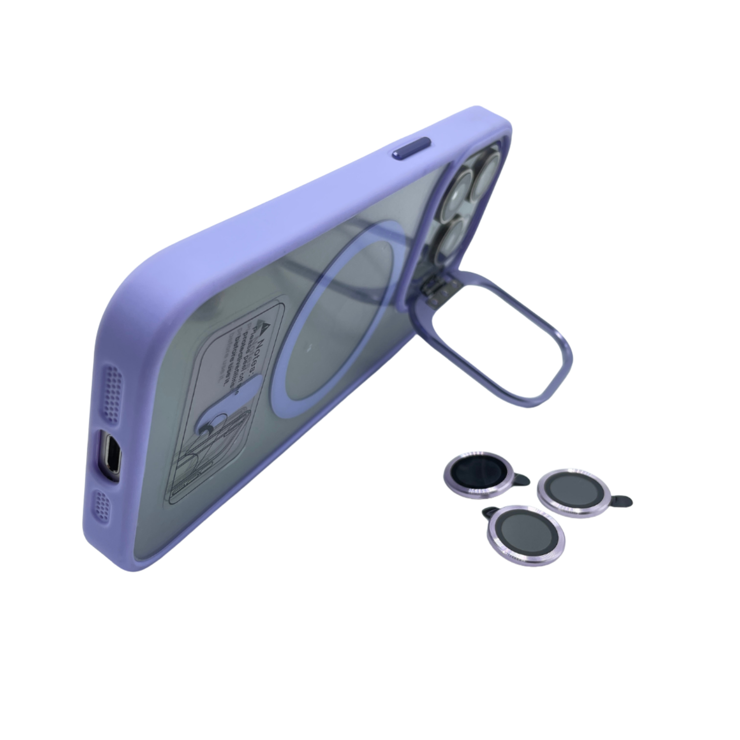 Carcasas Para iPhone 15 Pro Magsafe Y Protector-2