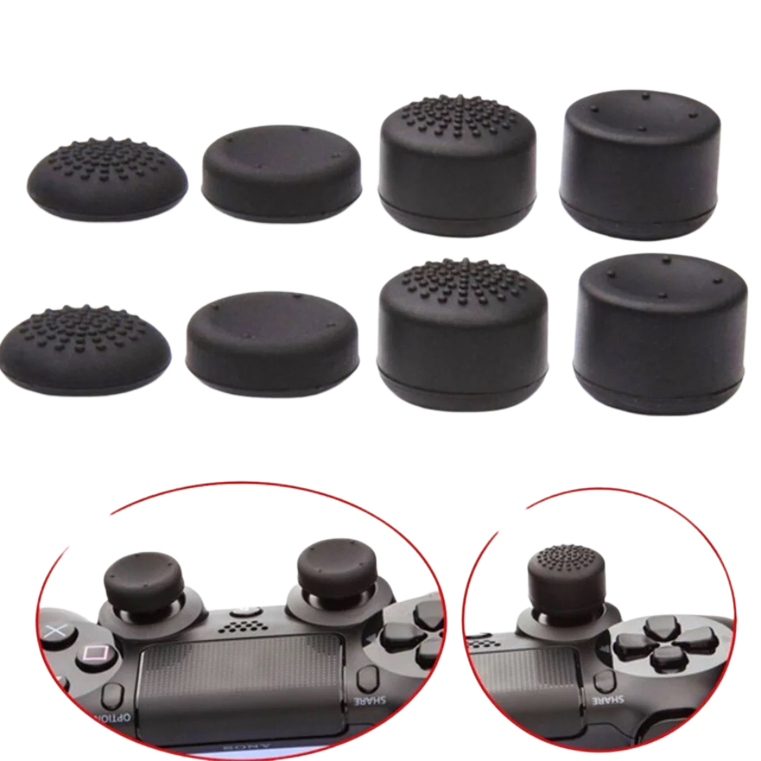 Gomitas - Grip - Para Joystick Ps3 Ps4 Ps5 Xbox Pack 8 En 1-1