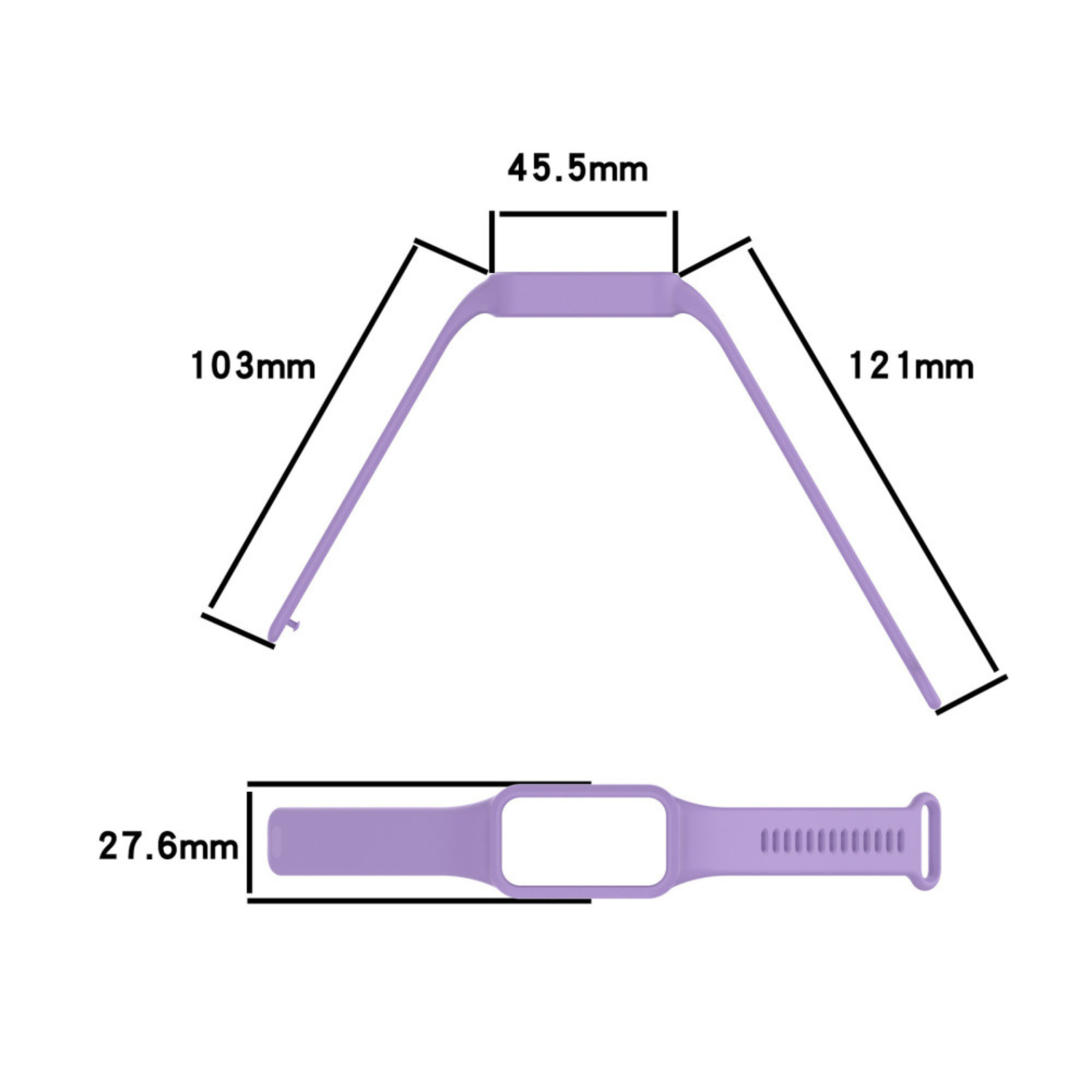 Correa Xiaomi Band 9 Active Redmi Band 3 Silicona-3