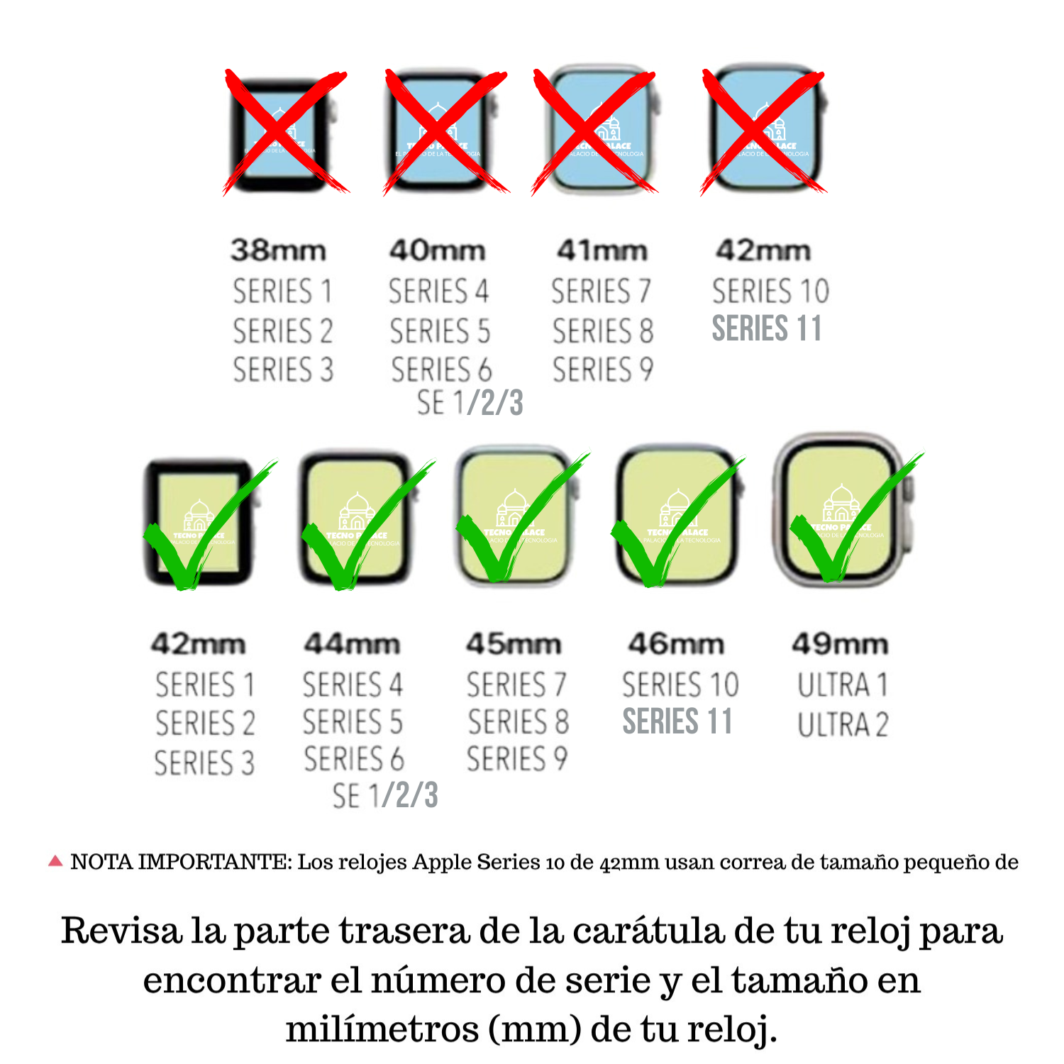 Correa Para Apple Watch 42/44/45/46/49 EcoCuero Tradicional-1