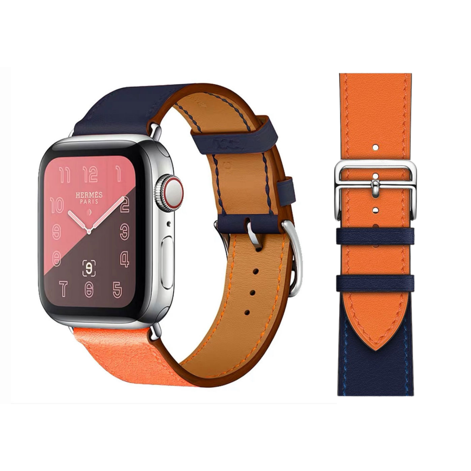 Correa Para Apple Watch 42/44/45/46/49 EcoCuero Tradicional-0