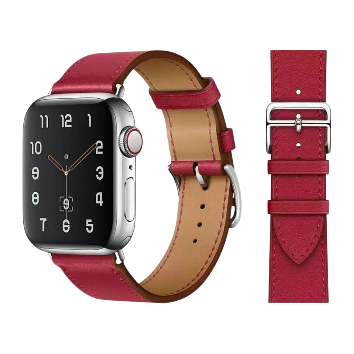 Correa Para Apple Watch 42/44/45/46/49 EcoCuero Tradicional-0