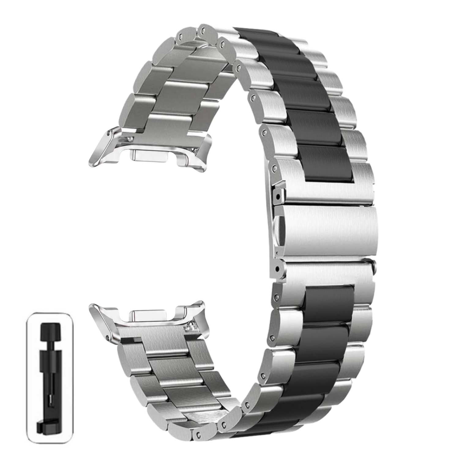 Correas Para Galaxy Watch 9 - 44MM - Metálicas De Eslabón-0