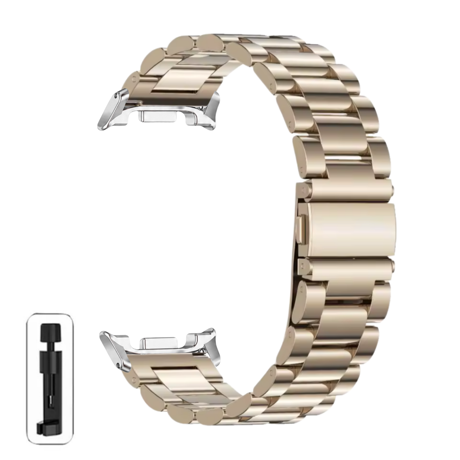 Correas Para Galaxy Watch 9 - 44MM - Metálicas De Eslabón-0