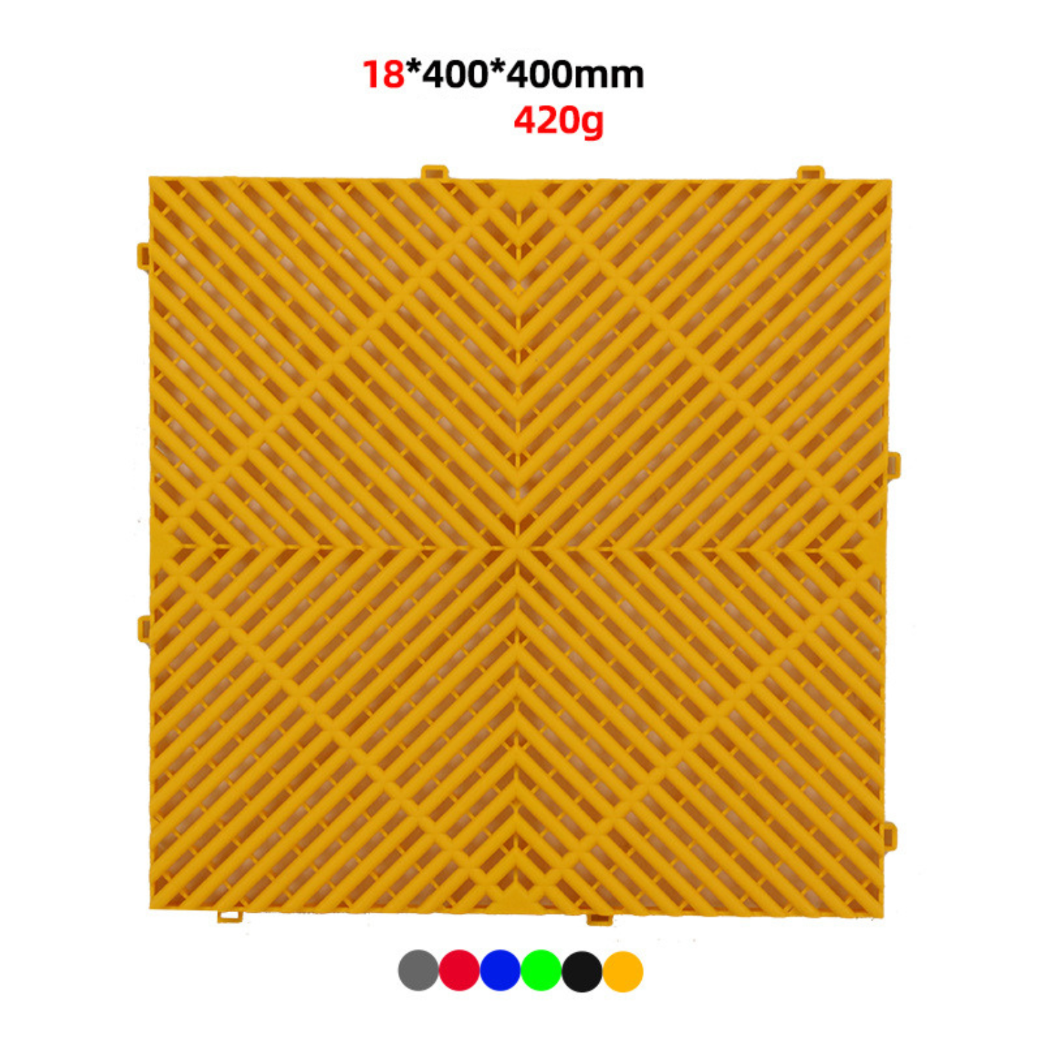 Piso Garaje Encastrable Autolavado Taller Detailing - 10 UNI-2