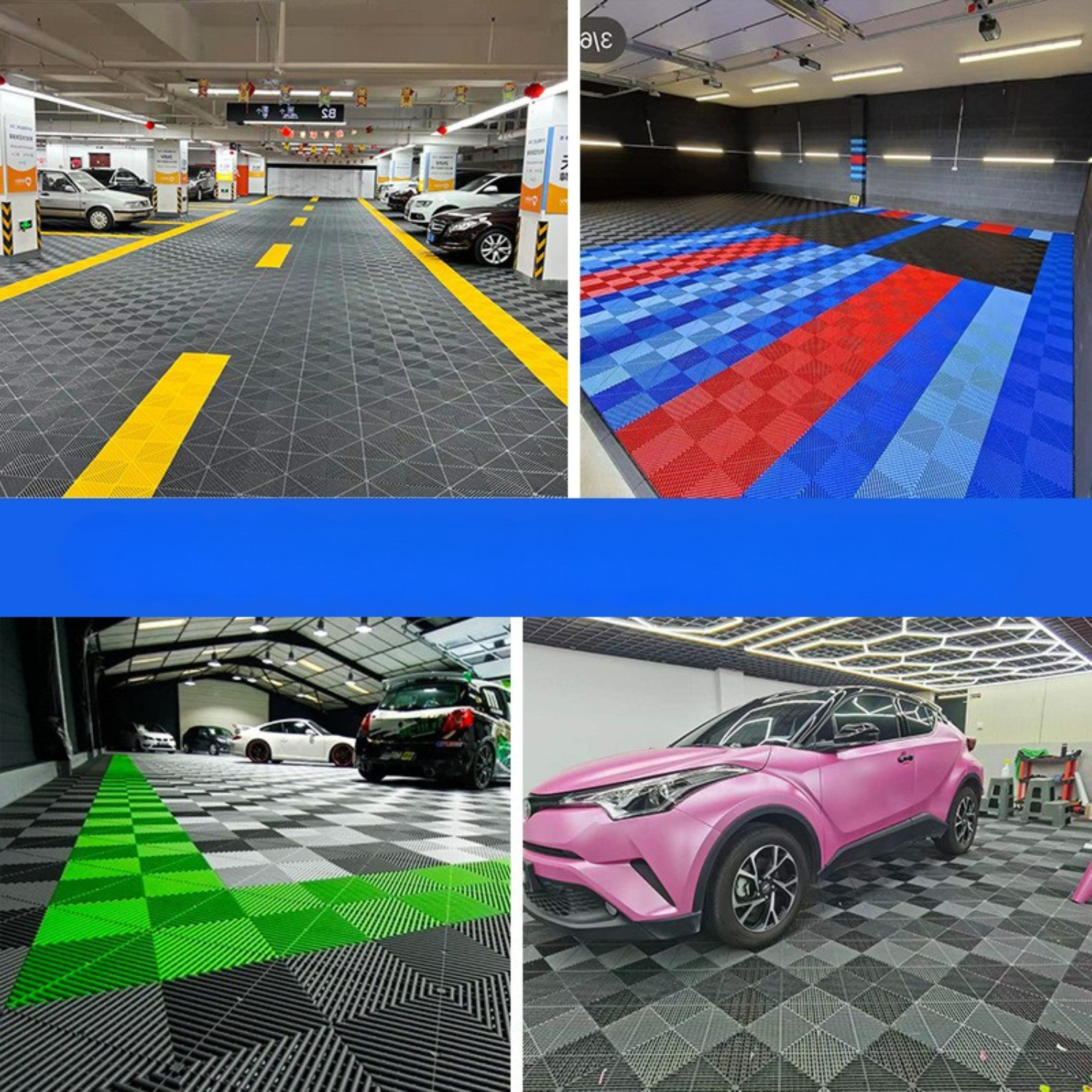 Piso Garaje Encastrable Autolavado Taller Detailing - 10 UNI-4