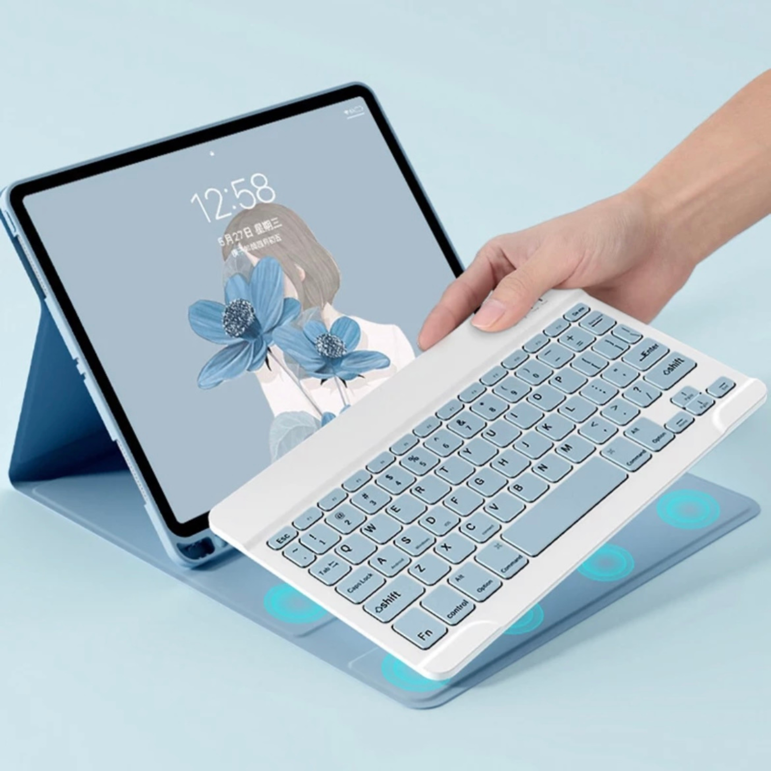 Funda Teclado Mouse Para Honor Tab X8A / X8B-5