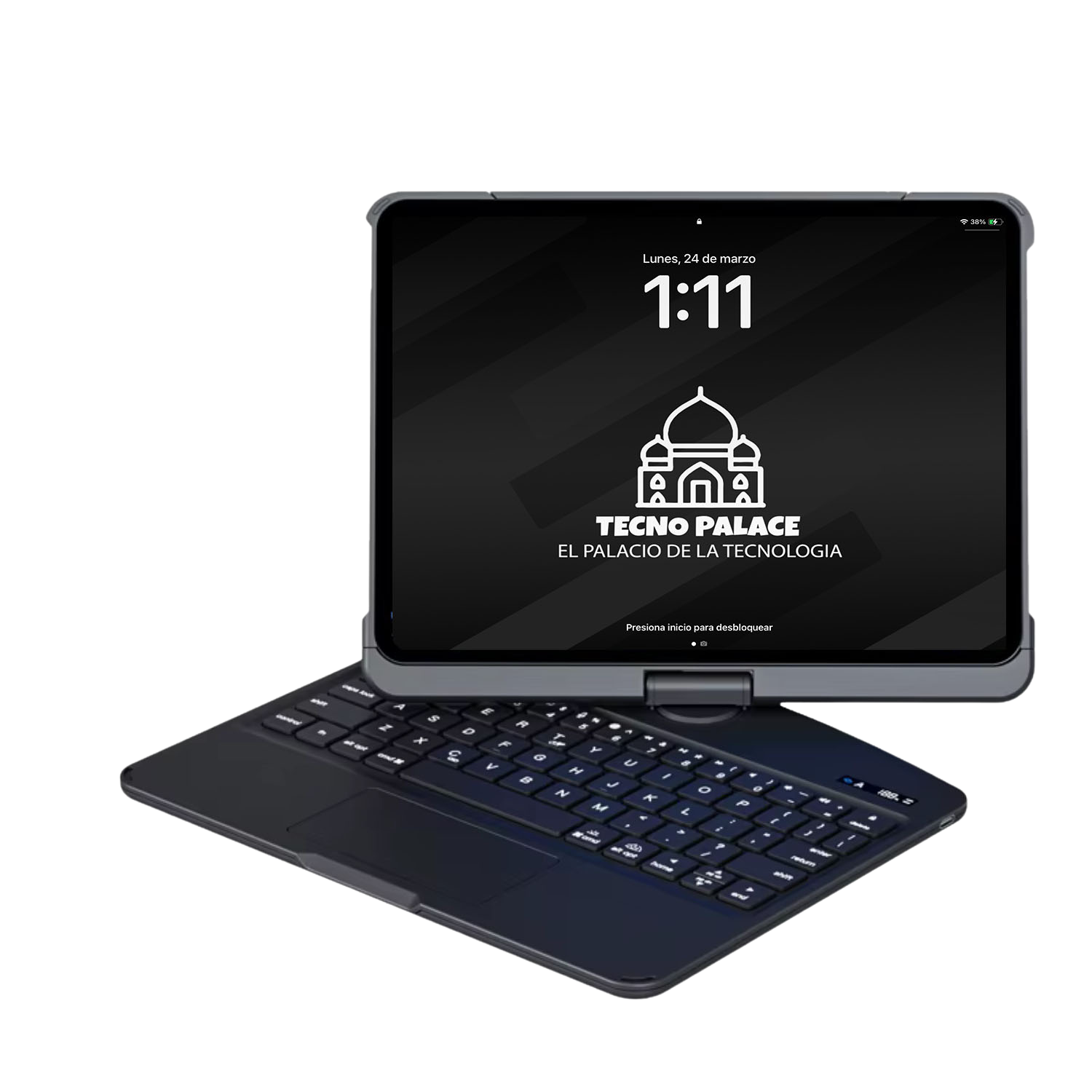 Funda Teclado 360 Para Ipad Air 13 M2-M3 / 12.9 -3