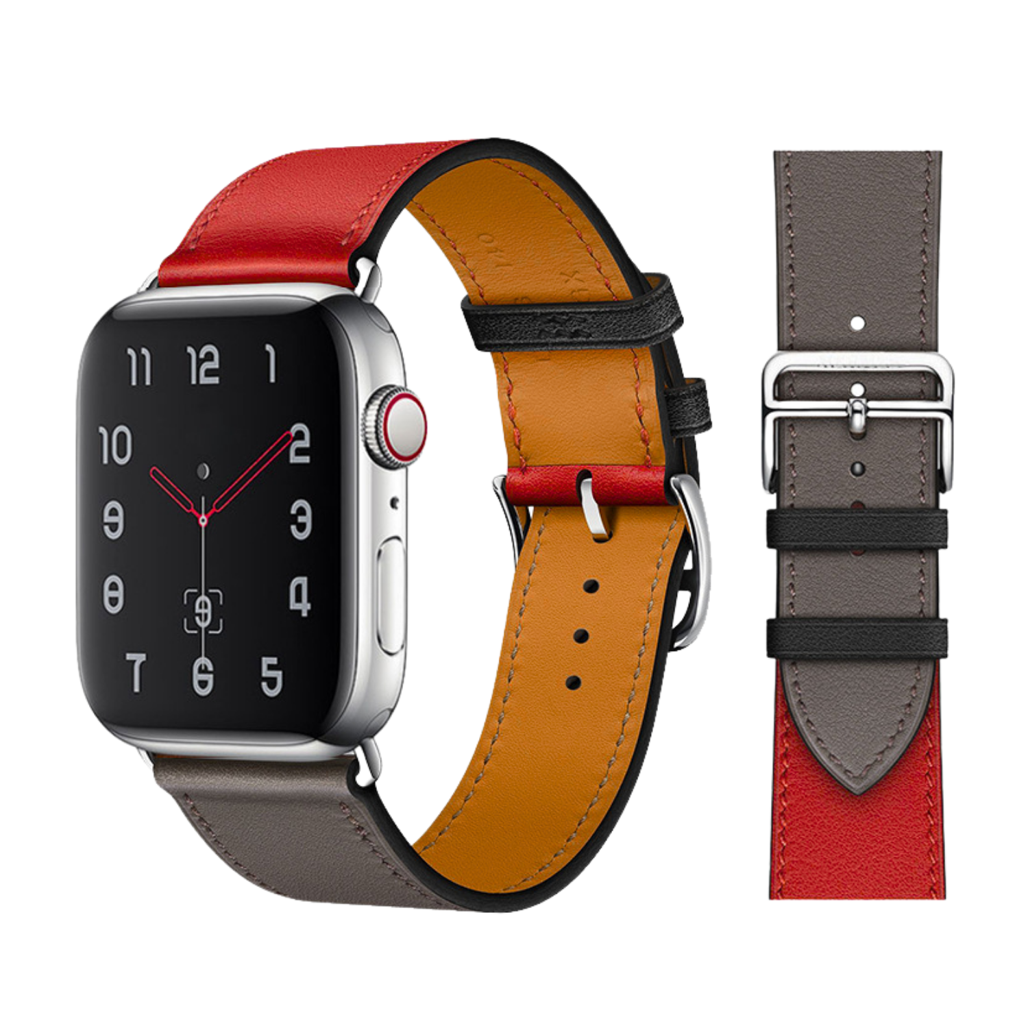 Correa Para Apple Watch 38/40/41/42 EcoCuero Tradicional-0