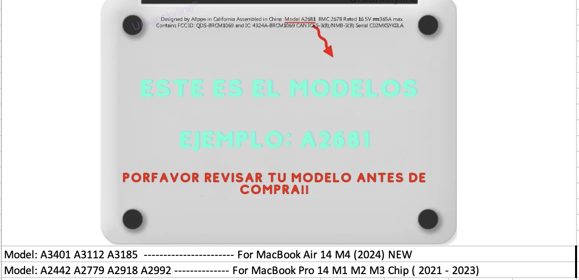 Carcasa Macbook Matte Pro 14 M1/M2/M3/M4-1