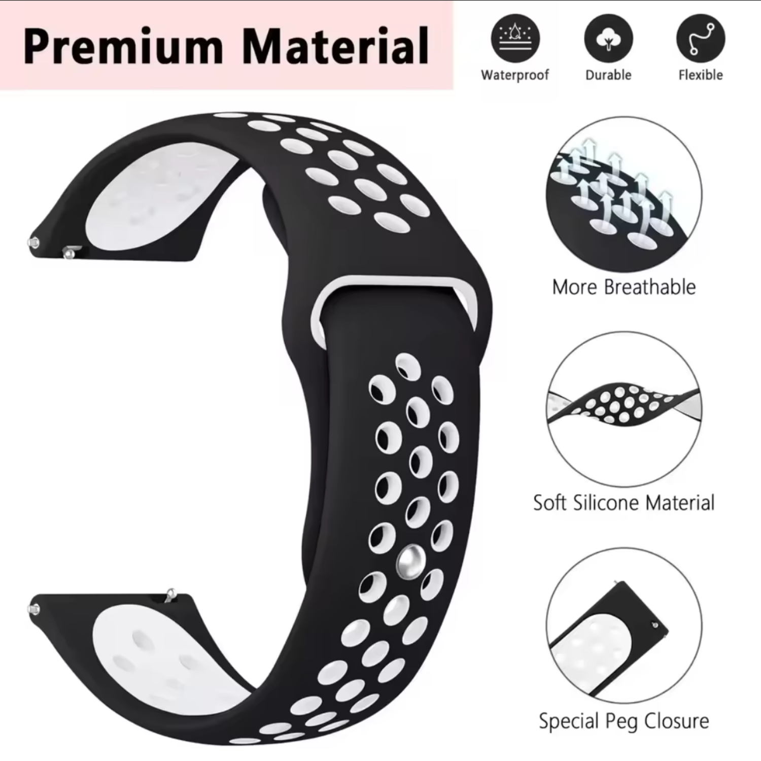 Correa Para Xiaomi Smart Band 8 Pro - Deportivas-2