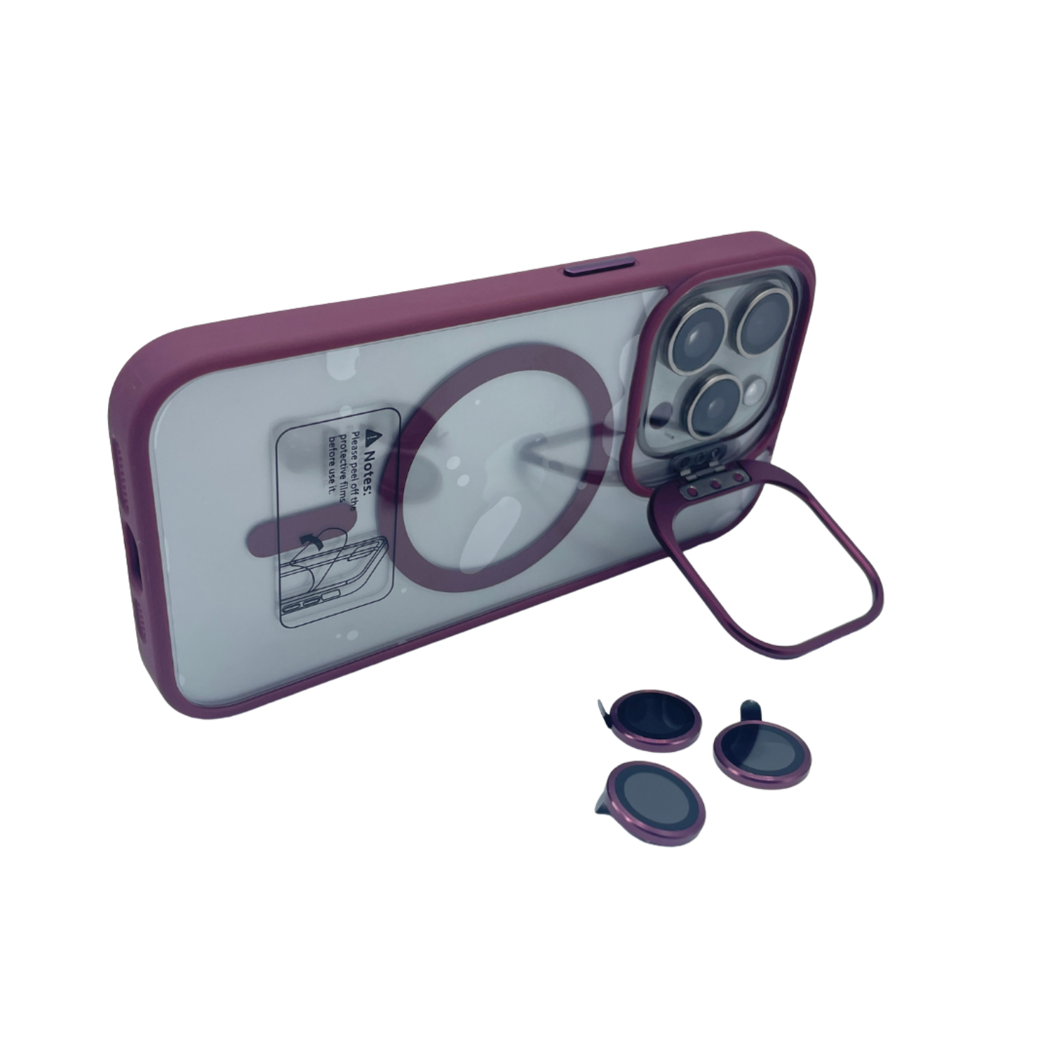 Carcasas Para iPhone 13/14 Magsafe Y Protector-2