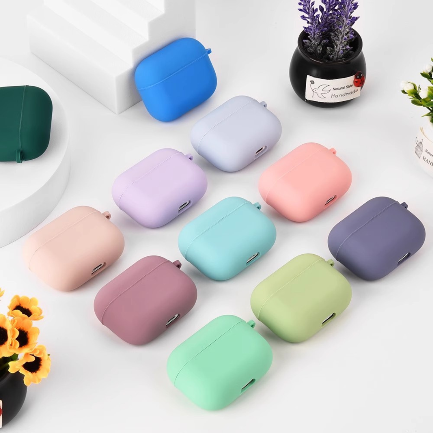 Fundas AirPods Pro Silicona Premium-3