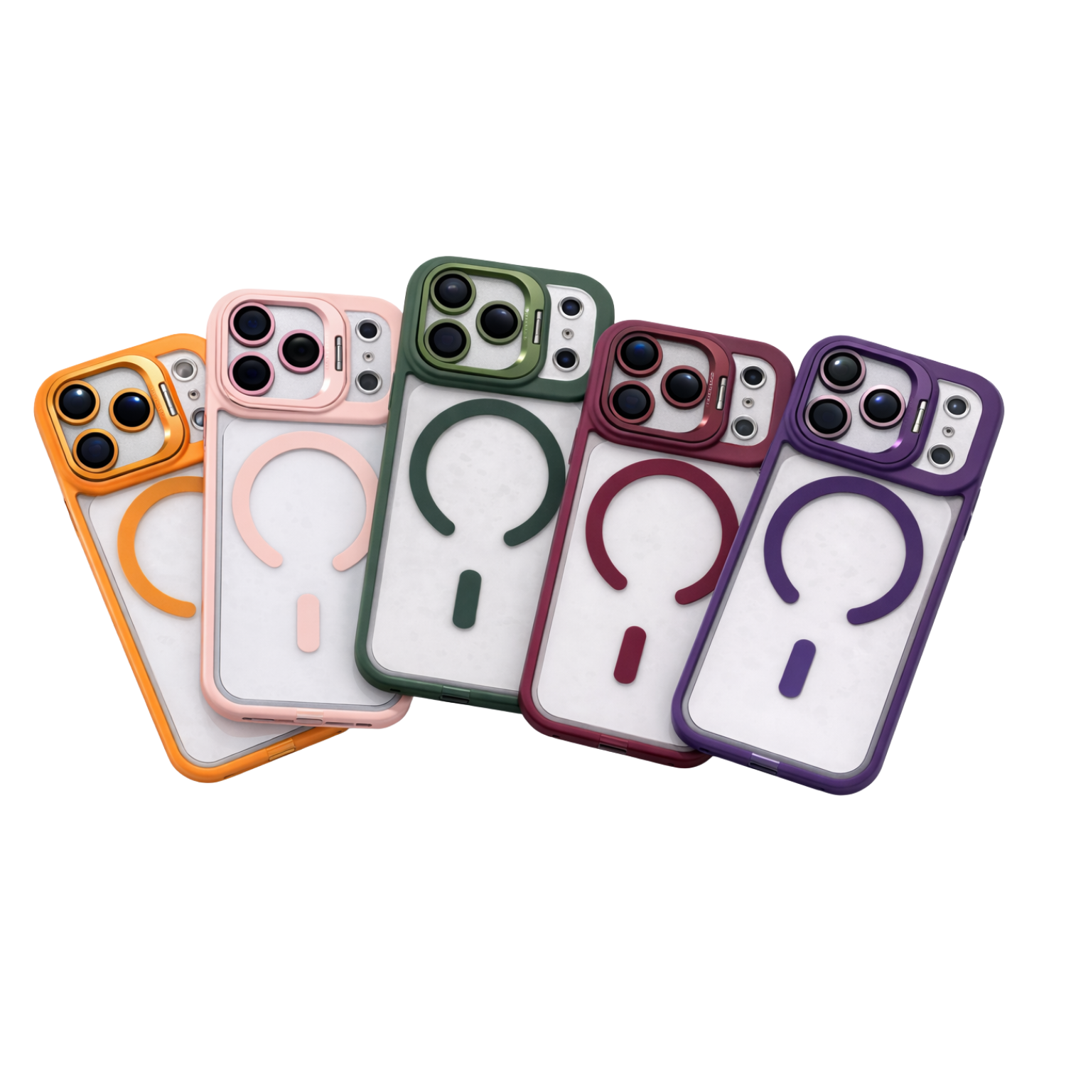 Carcasas Para iPhone 16 ProMax Magsafe Y Protector-0