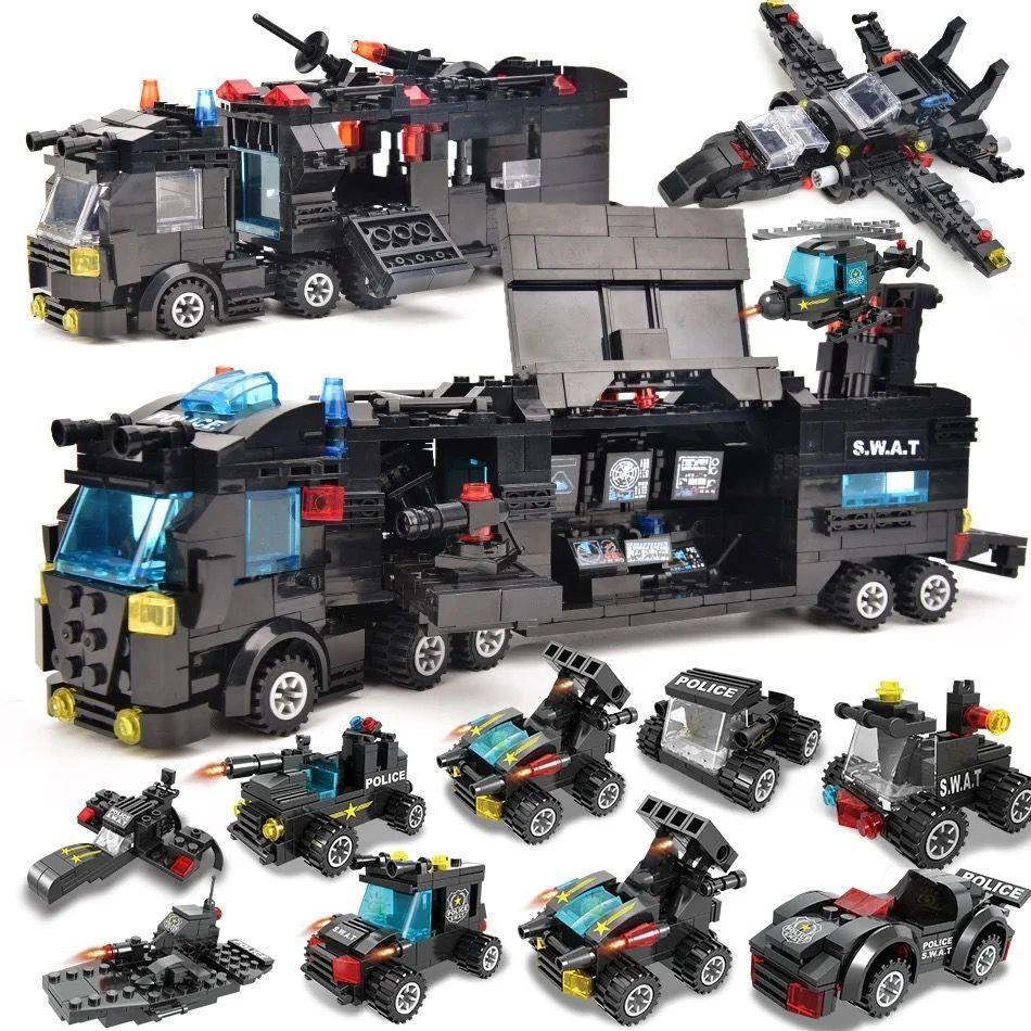 Camion SWAT 8 En 1 - 750 Piezas-0