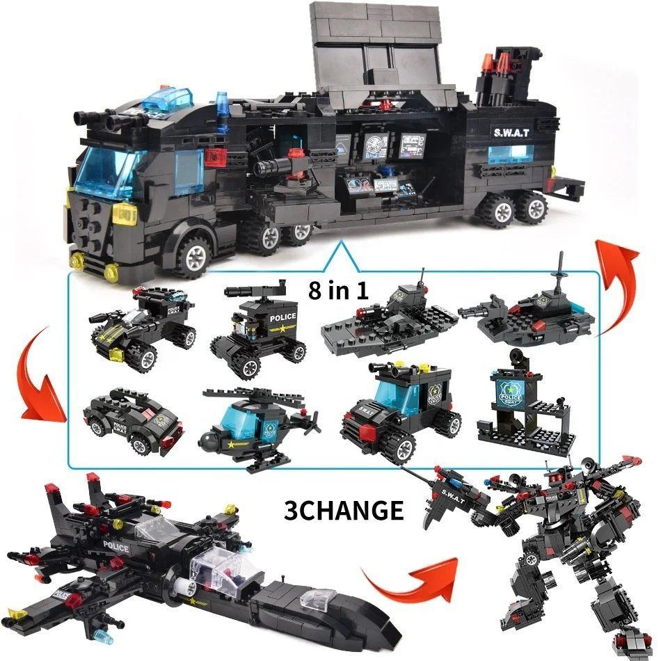 Camion SWAT 8 En 1 - 750 Piezas-4