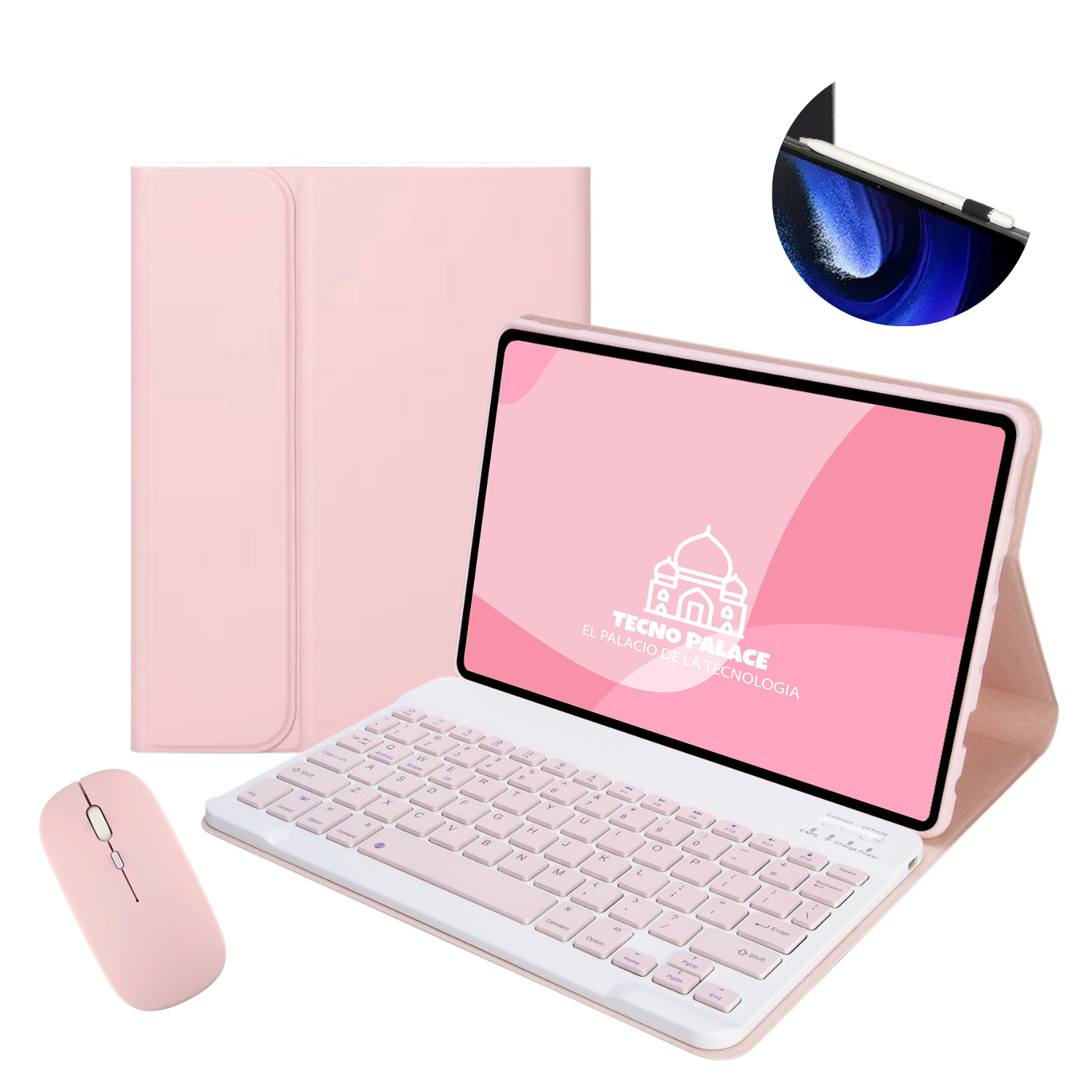 Fundas Con Teclado + Mouse Para Lenovo Tab M8 3/2/1 Gen-1