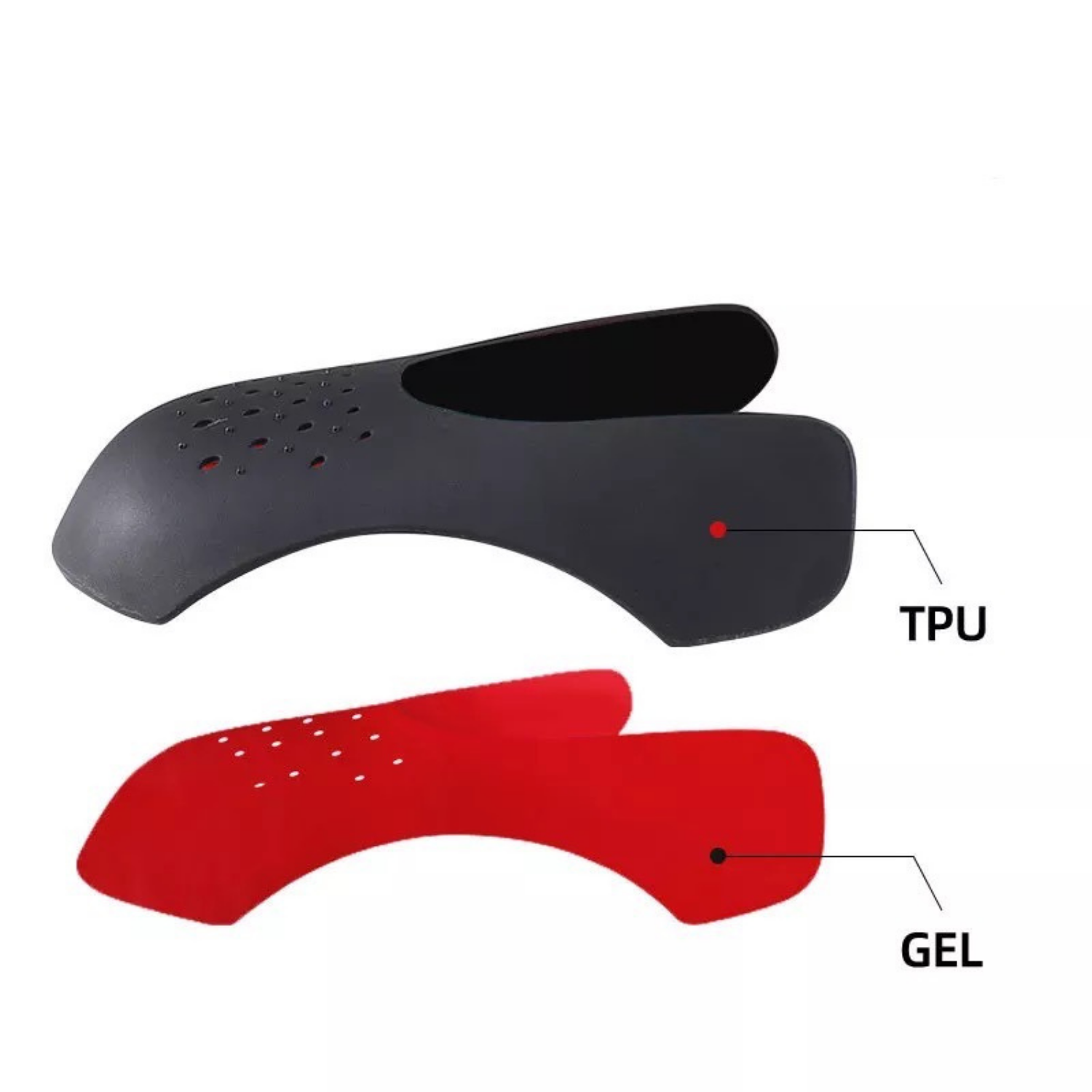 Pack Shield Protector Anti-arruga Gel + Hormador Para Zapatillas-1