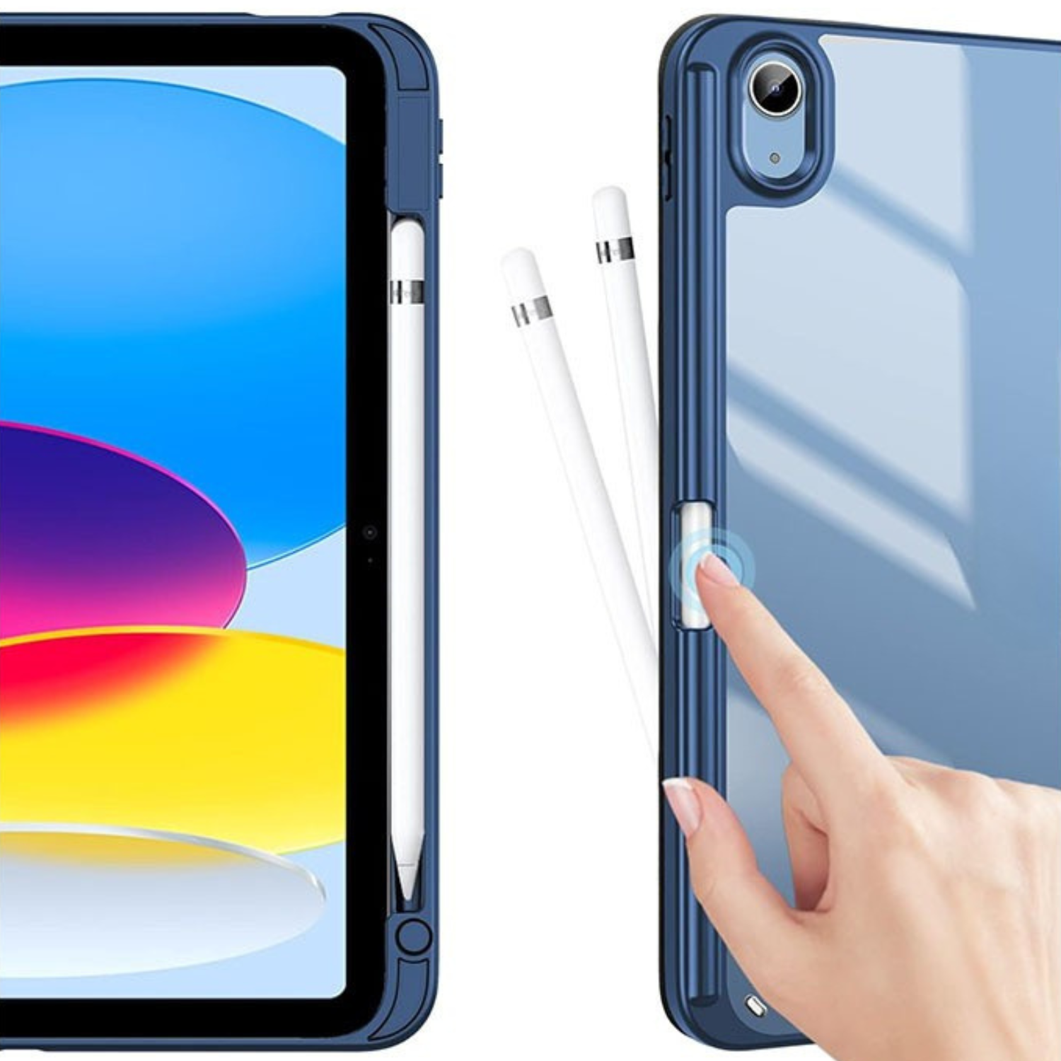 Funda Para iPad 10 Gen/ 11 Gen A16 Smart Cover Clear-5