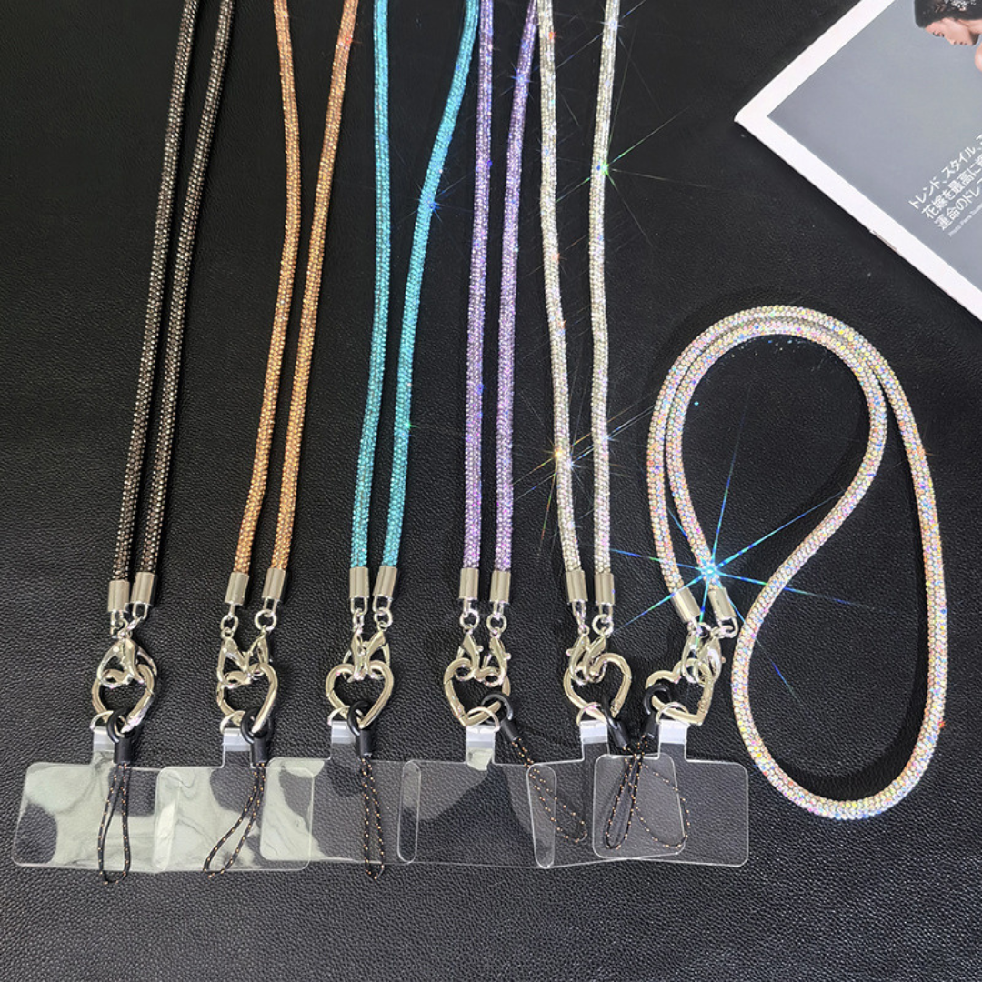 Strap Colgante Con Diamantes Para Telefono Universal - 50 CM-5