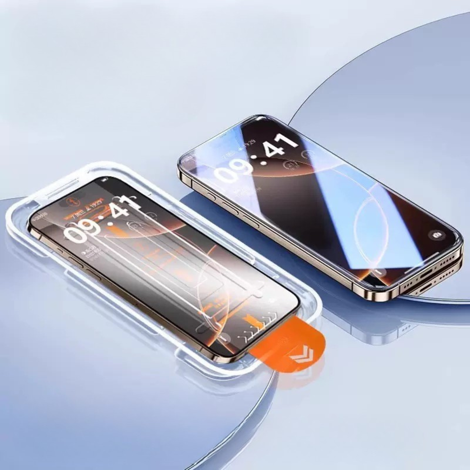 Lamina De Vidrio Para Iphone 16 Con Instalador-5