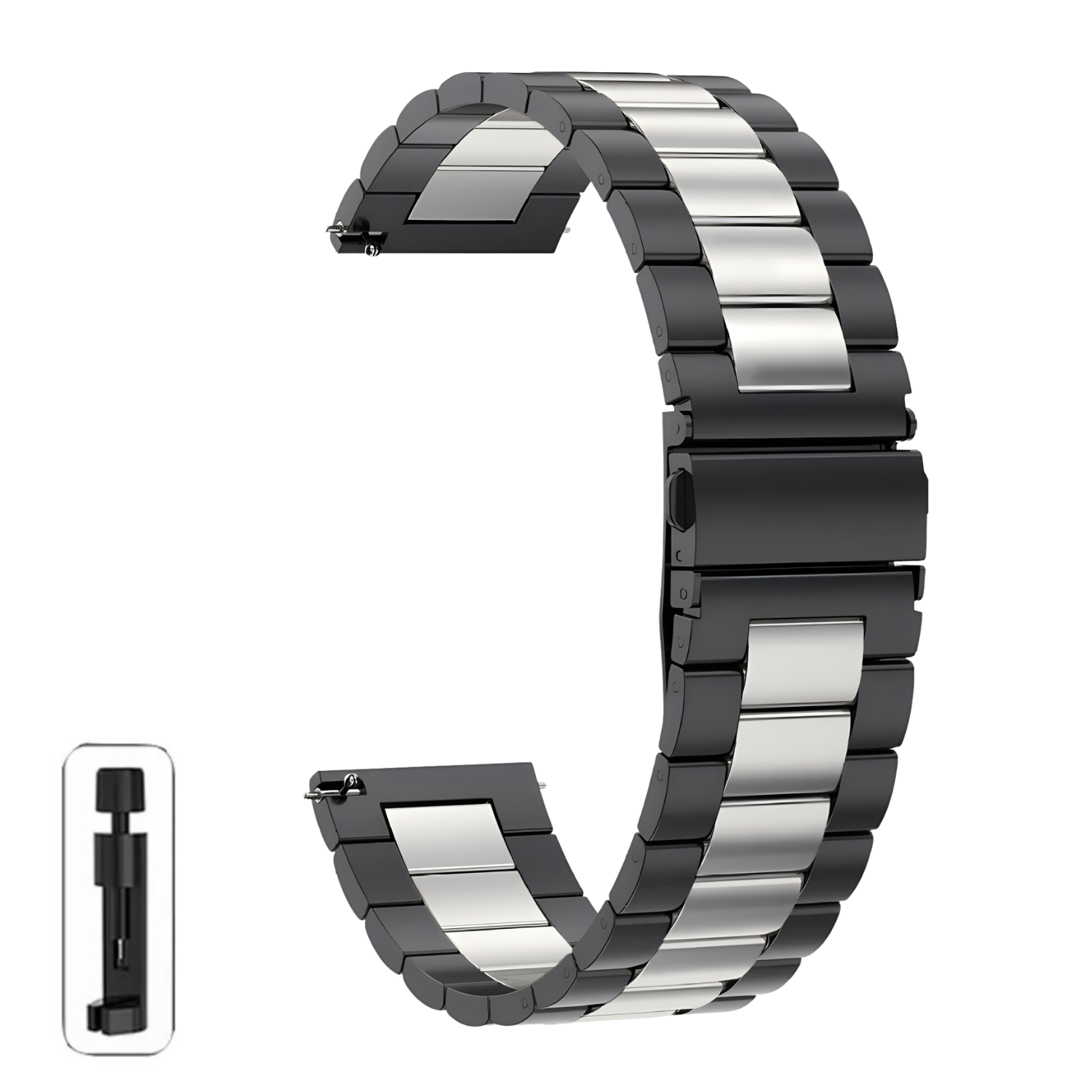Correa Para Huawei Watch Ultimate 1 / 2 Eslabón Metalico-0