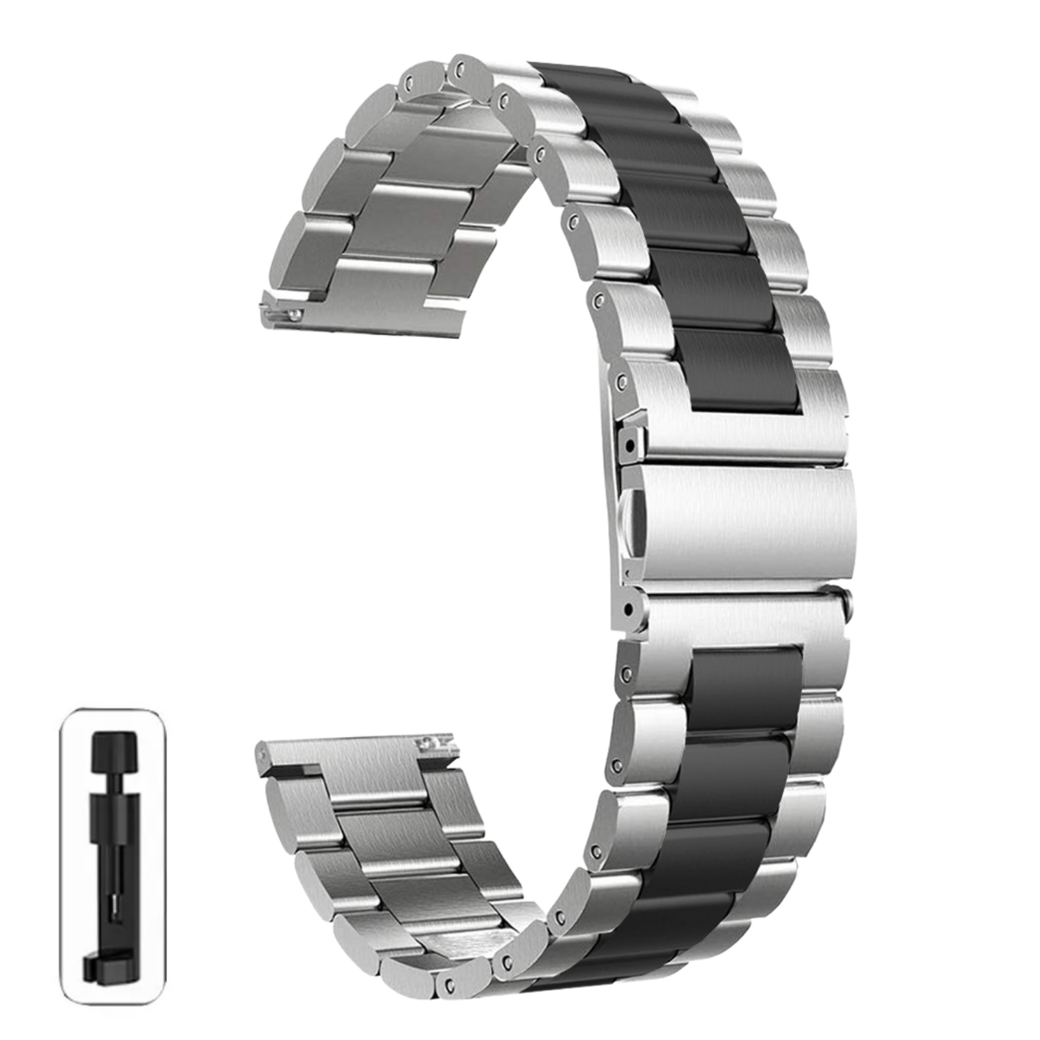 Correa Para Huawei Watch Ultimate 1 / 2 Eslabón Metalico-0