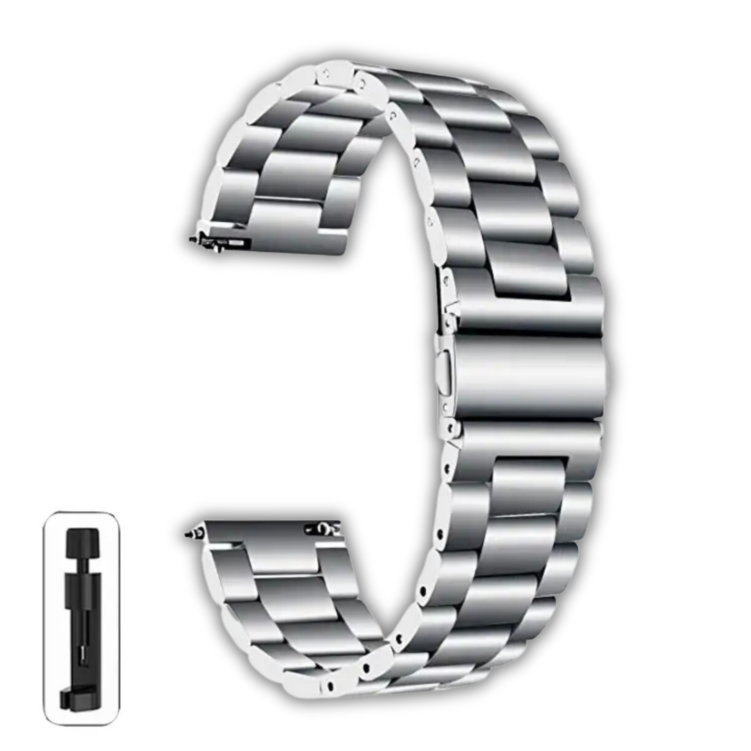 Correa Para Huawei Watch Ultimate 1 / 2 Eslabón Metalico-0