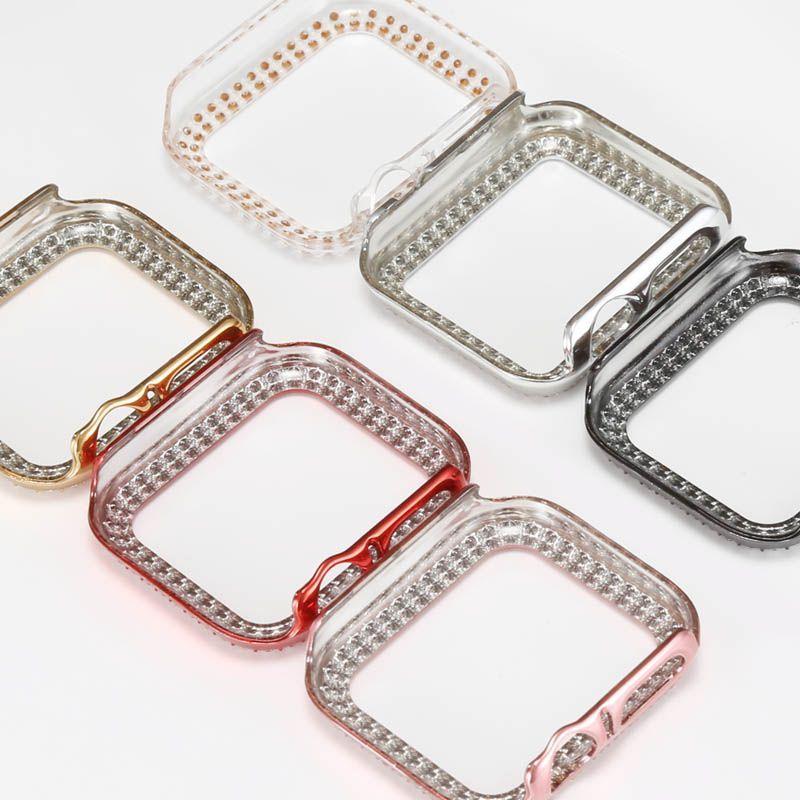Protector De Apple Watch 44MM Bumper Con Diamantes-3