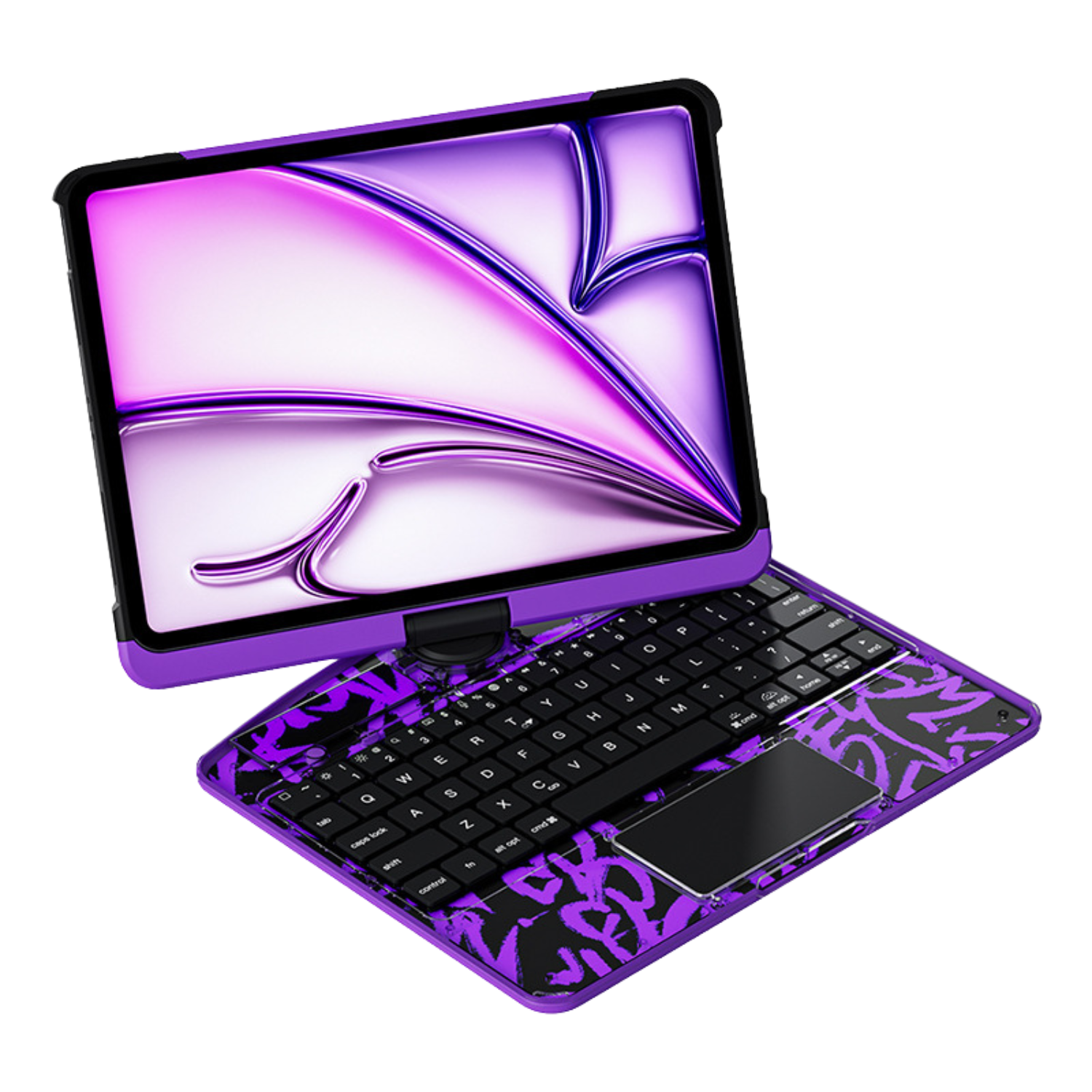 Funda Teclado Ciber 360 Para Ipad 10.2 (7ma/8va/9na)-0