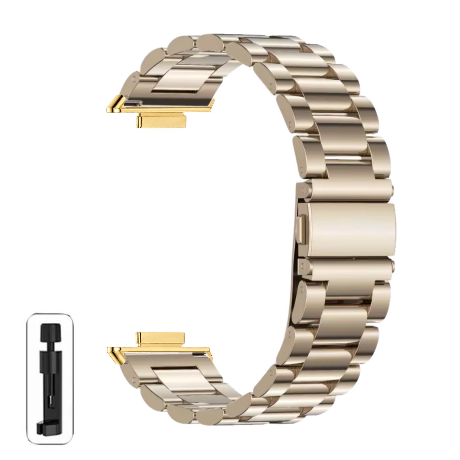 Correa Para Xiaomi Smart Band 10 Pro - Metálicas De Eslabón-0