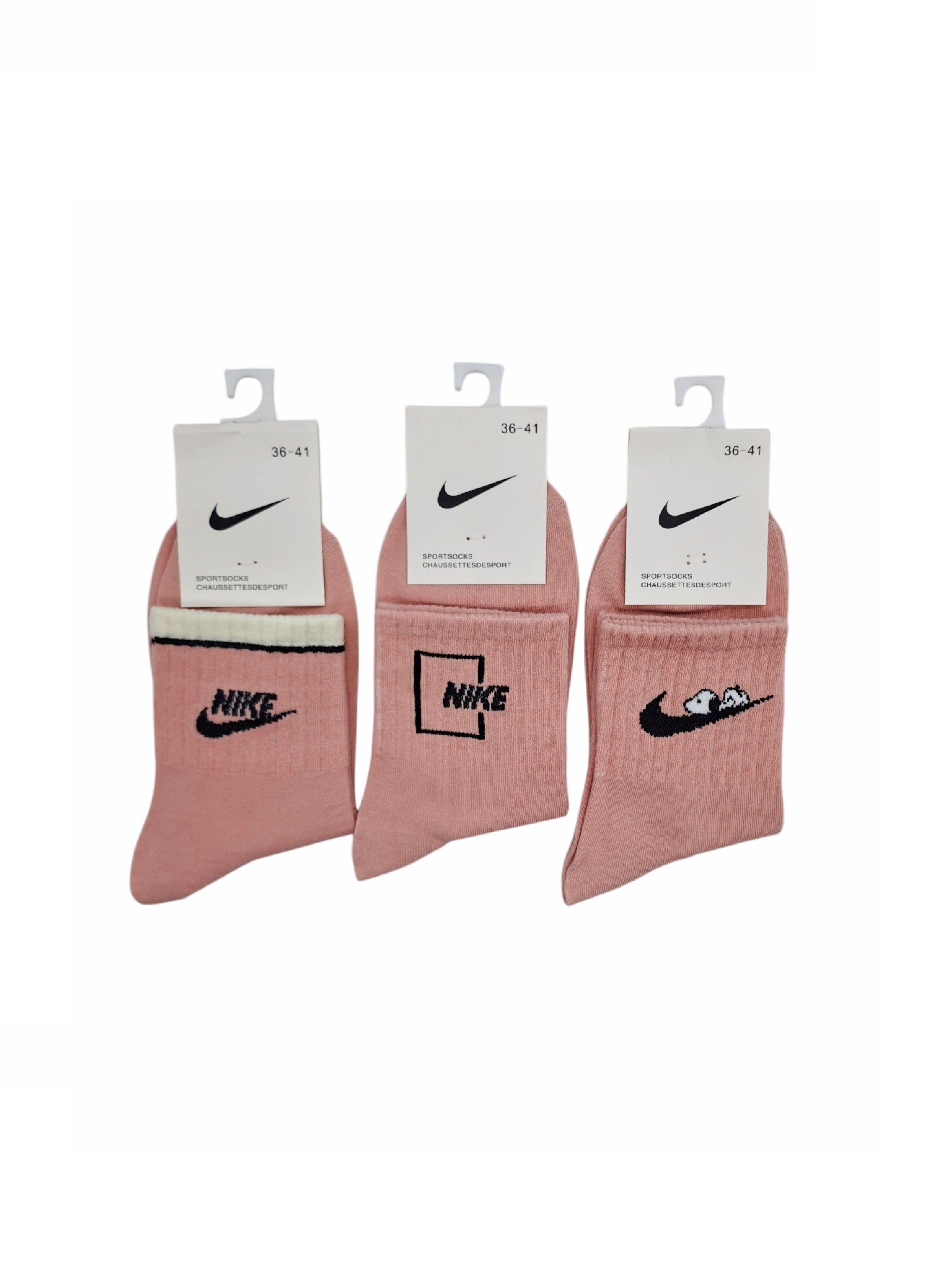 Calcetines Pack x3 Nike Snoopy Color Rosado-2