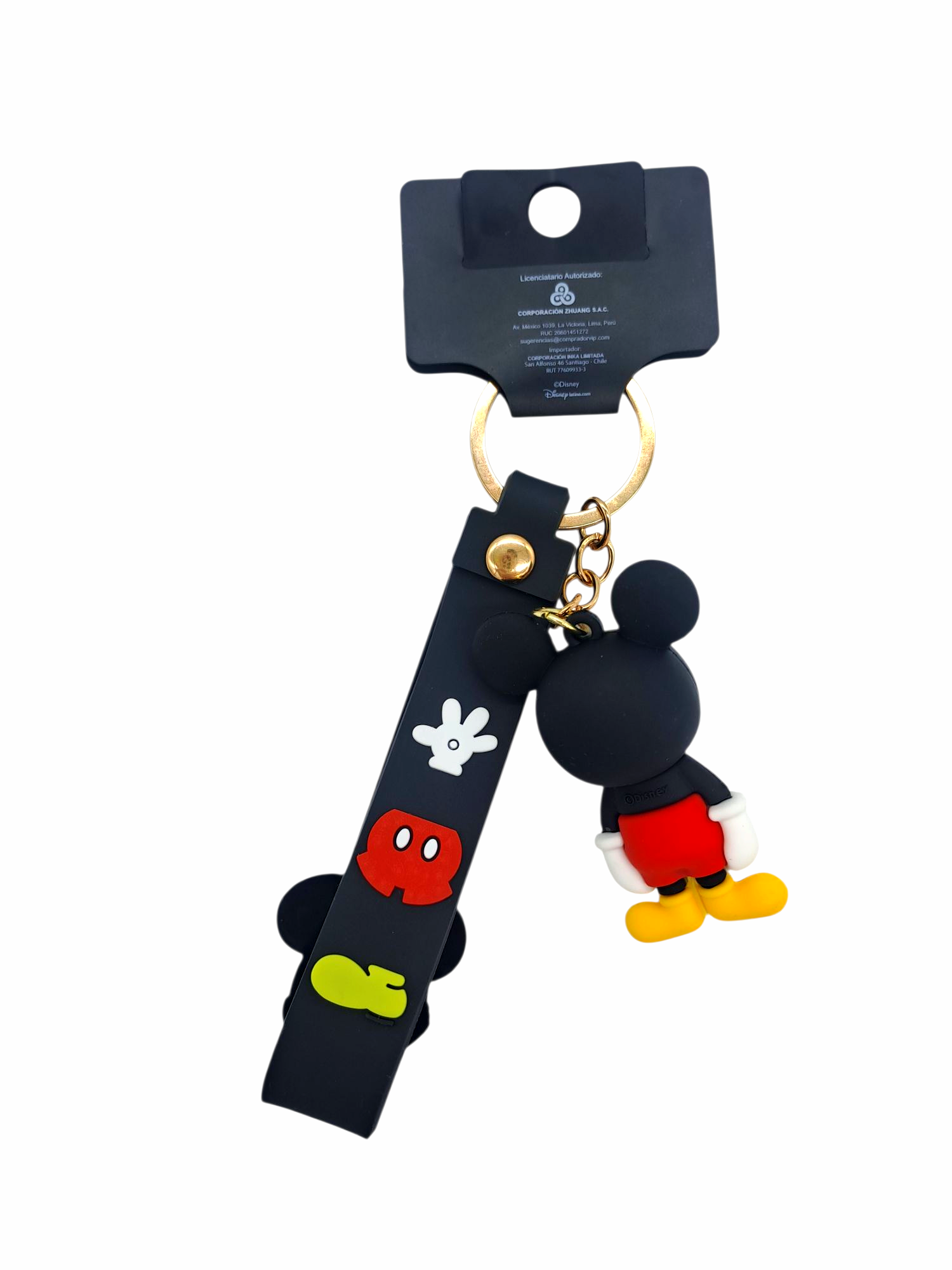 Llavero  Colgante de Silicona Mickey Mouse-3
