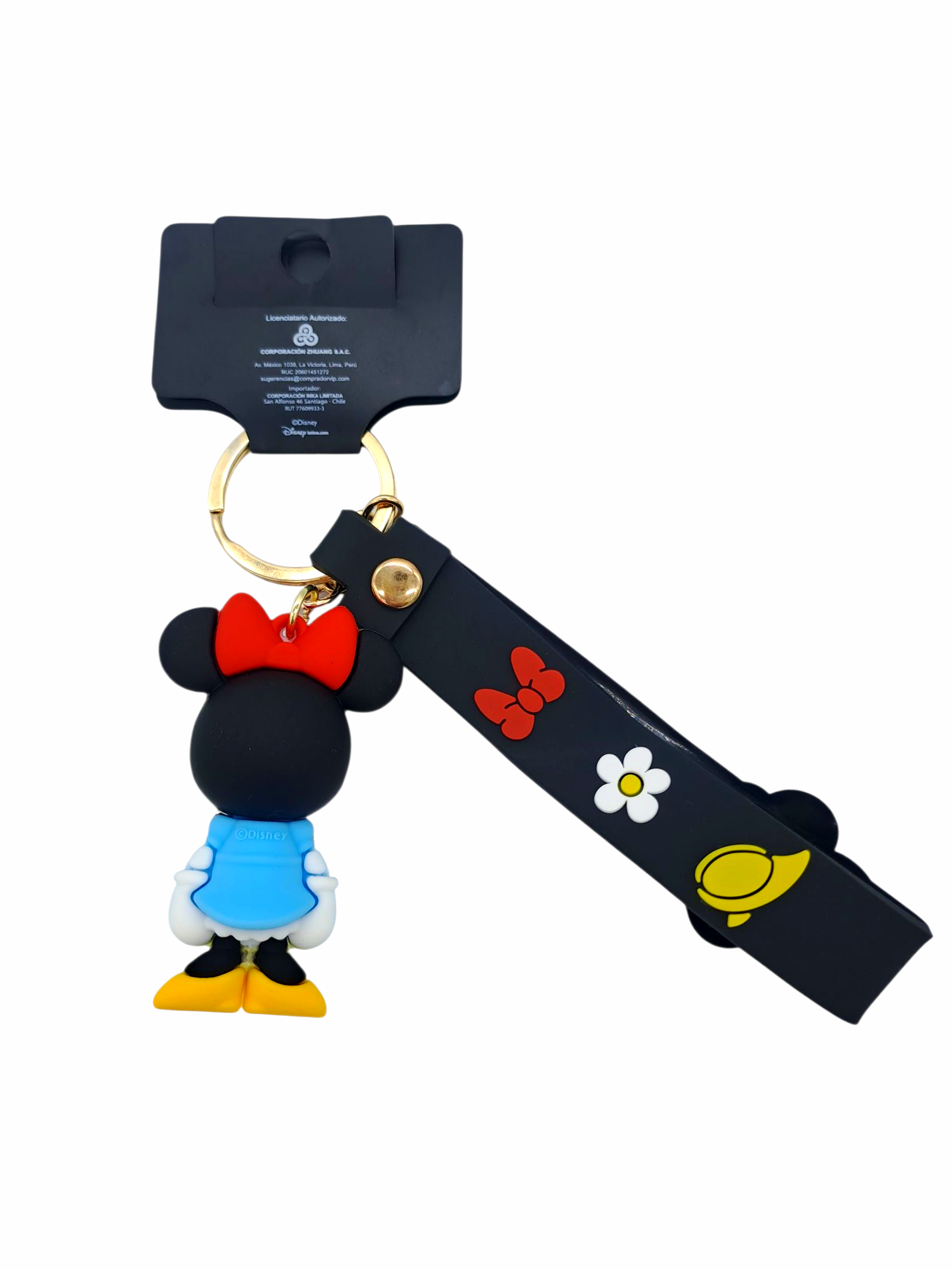 Llavero  Colgante de Silicona Minnie-2