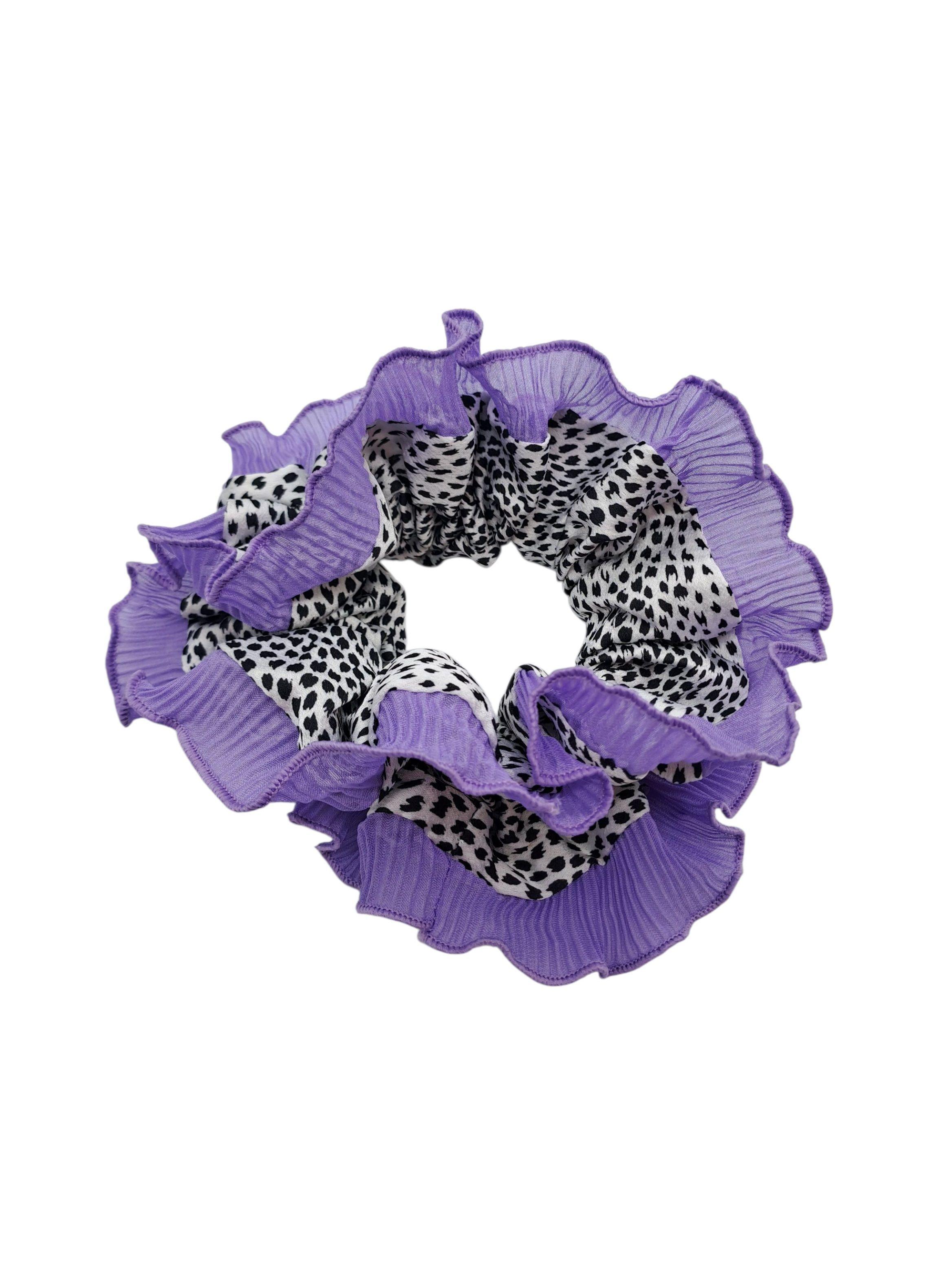 SCRUNCHIE XL RUMBA DOBLE COLET COLOR MORADO -0