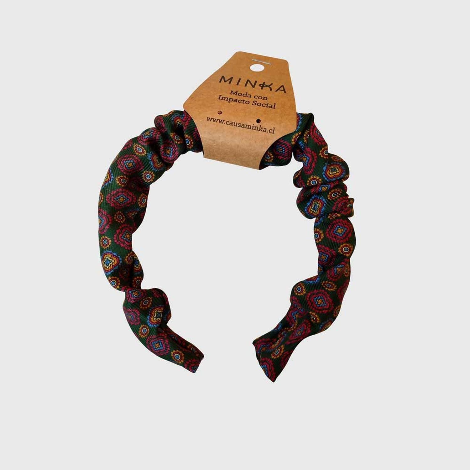 Cintillo Amalia Paisley Verde-0