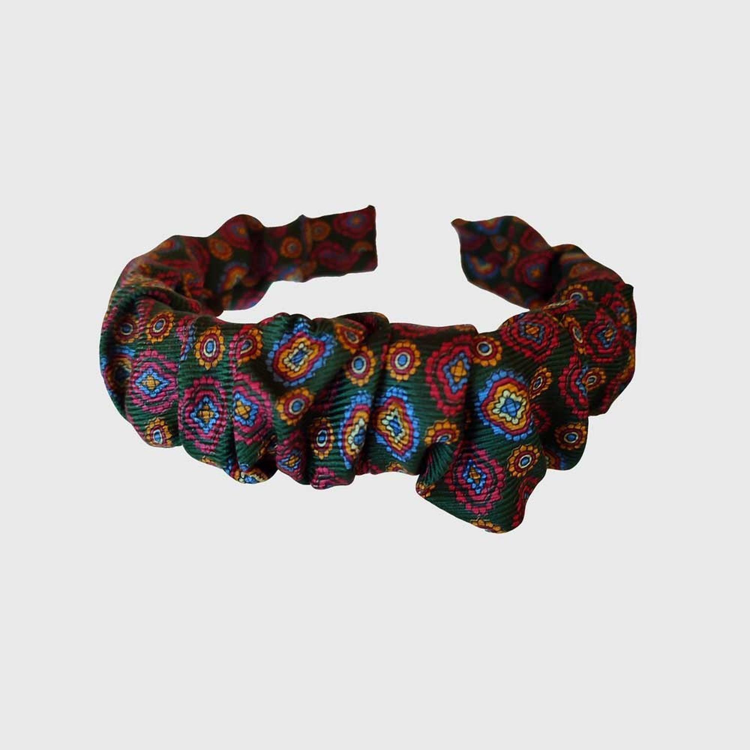 Cintillo Amalia Paisley Verde-1