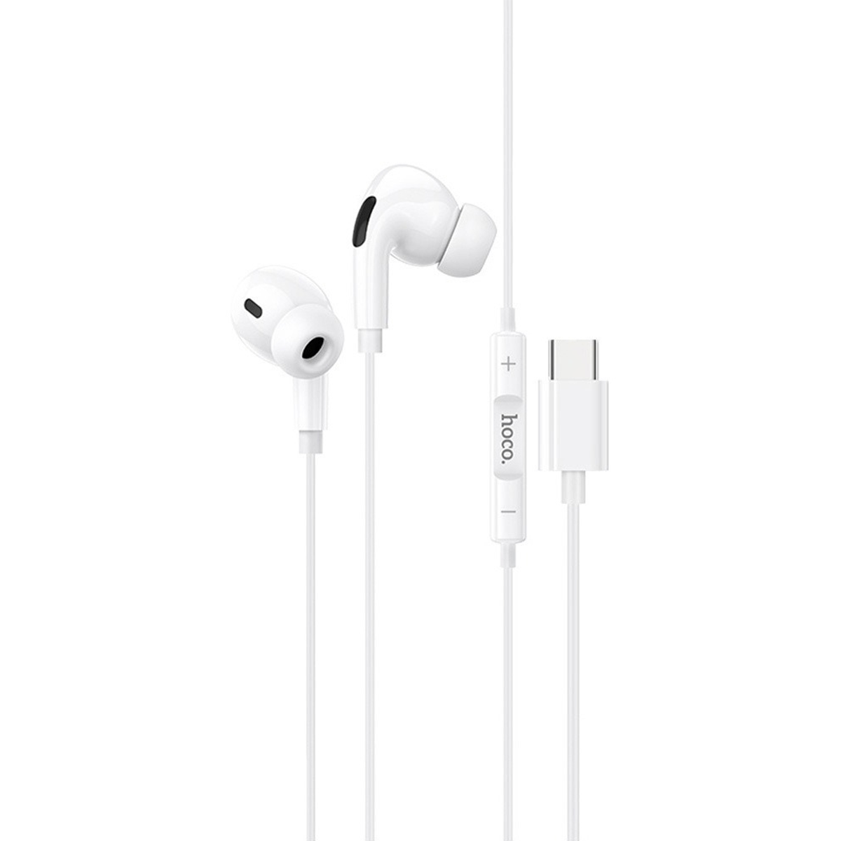Audífonos USB Tipo C De Gomas Dac Para Android y iPhone M83 Blanco-0