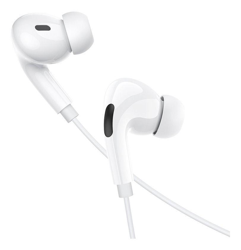 Audífonos USB Tipo C De Gomas Dac Para Android y iPhone M83 Blanco-1