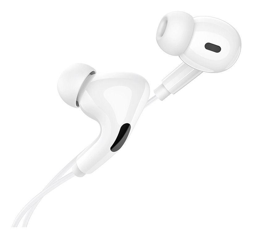 Audífonos USB Tipo C De Gomas Dac Para Android y iPhone M83 Blanco-3